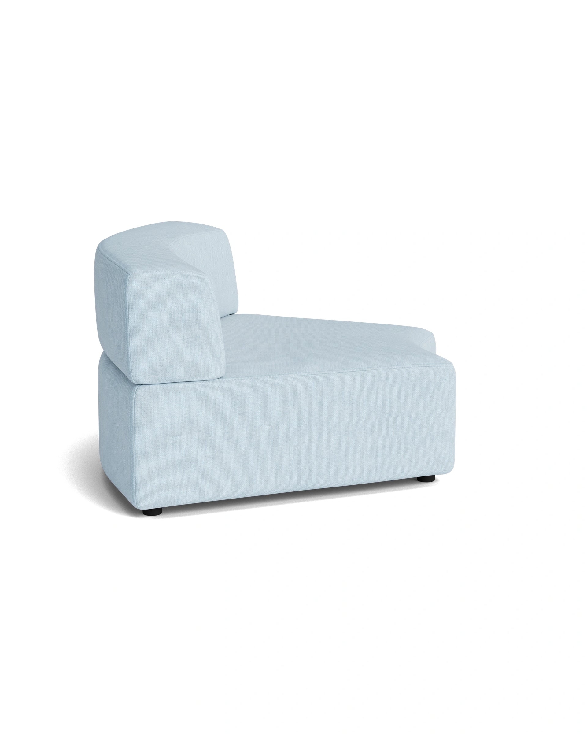 Stretch Angled Corner Module - Fossil Powder Blue