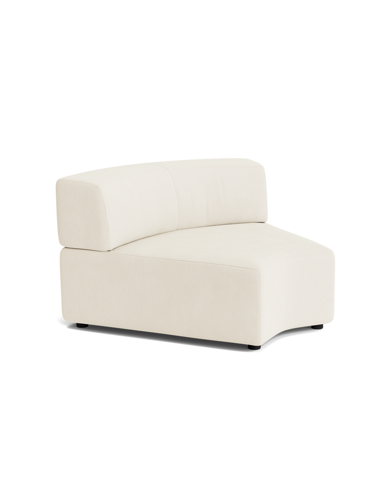 Stretch Angled Corner Module - Corduroy Off White