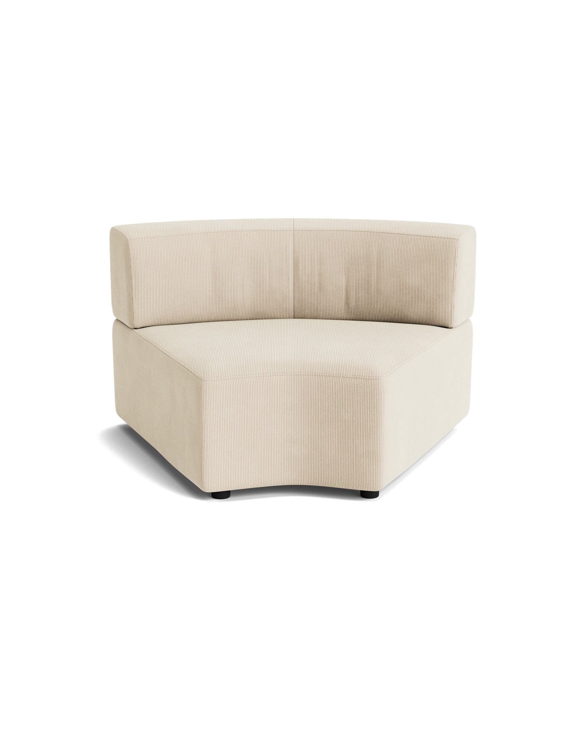 Stretch Angled Corner Module - Corduroy Mist
