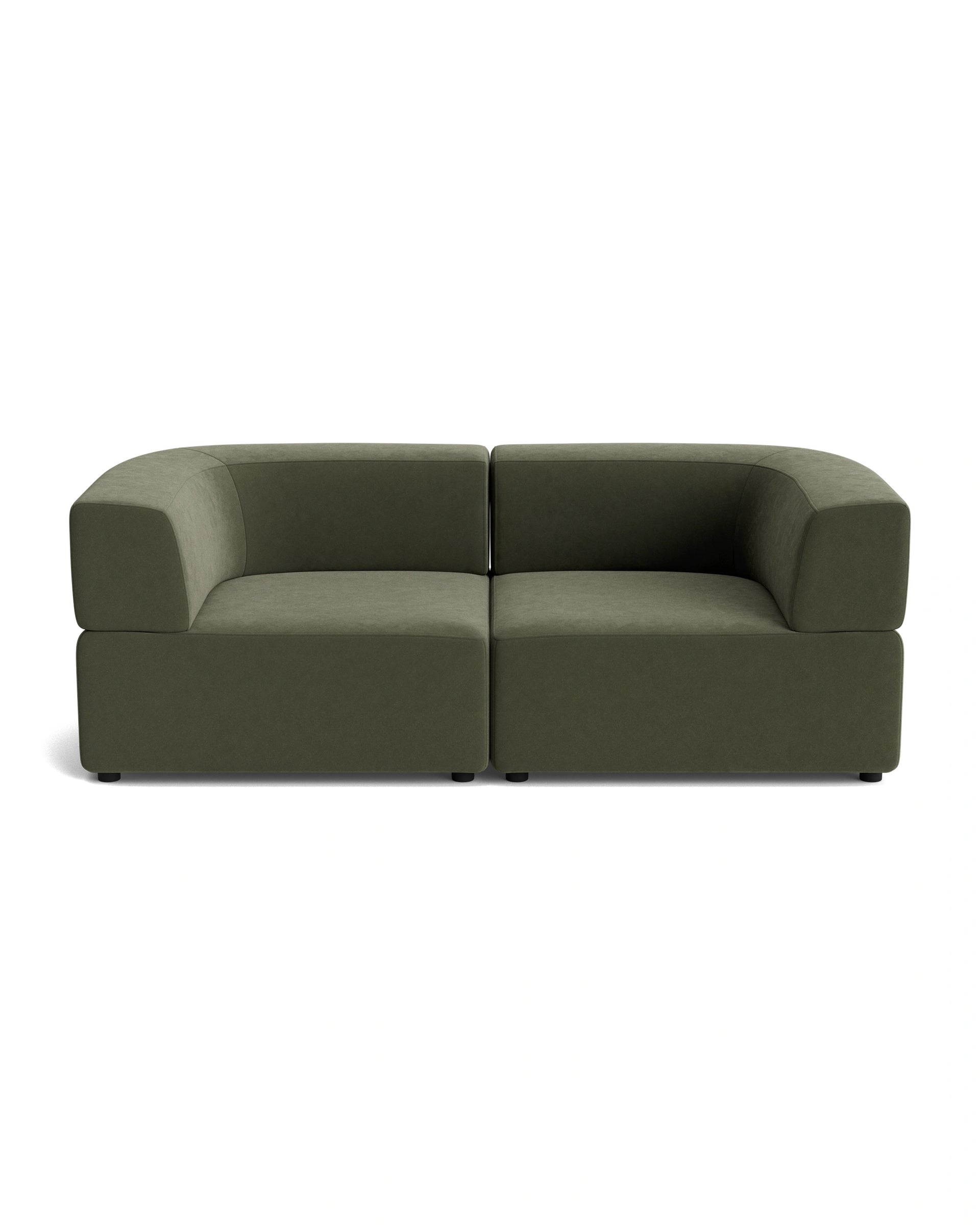 Stretch 3 Seater Sofa - Eden Leaf
