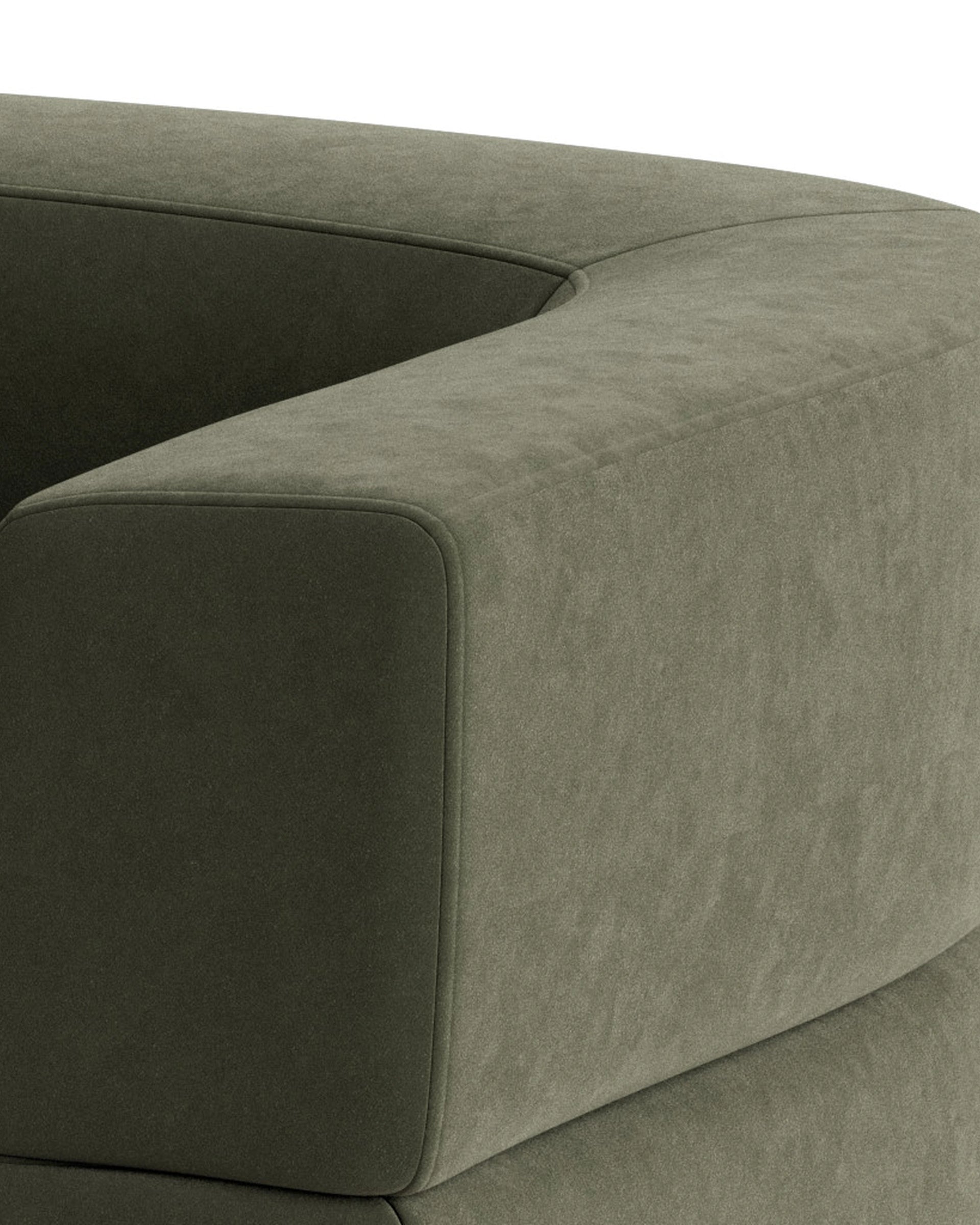 Stretch 3 Seater Sofa - Eden Leaf