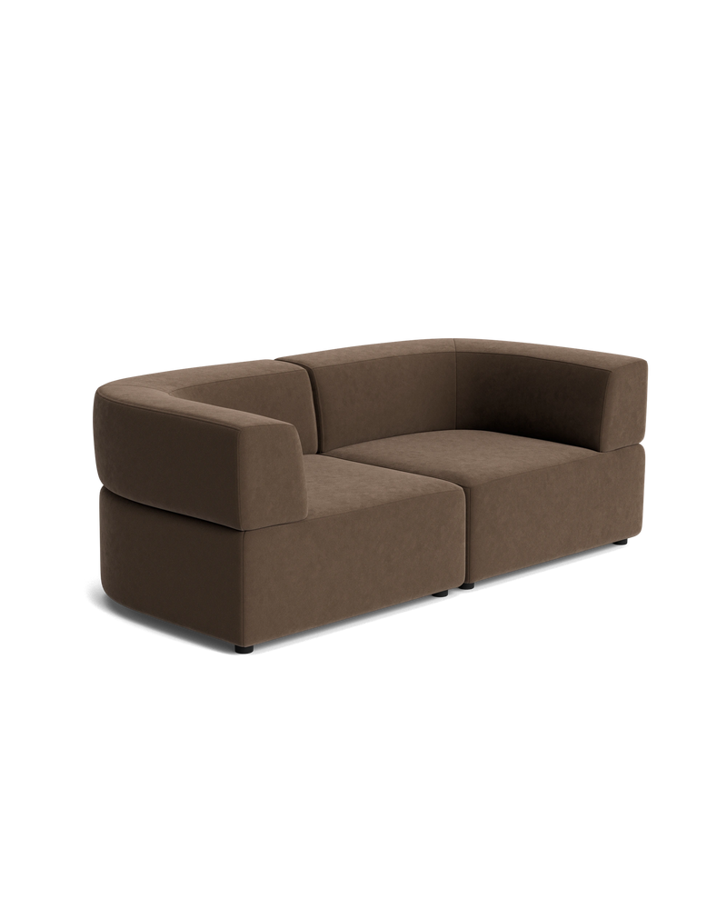 Stretch 3 Seater Sofa - Eden Java