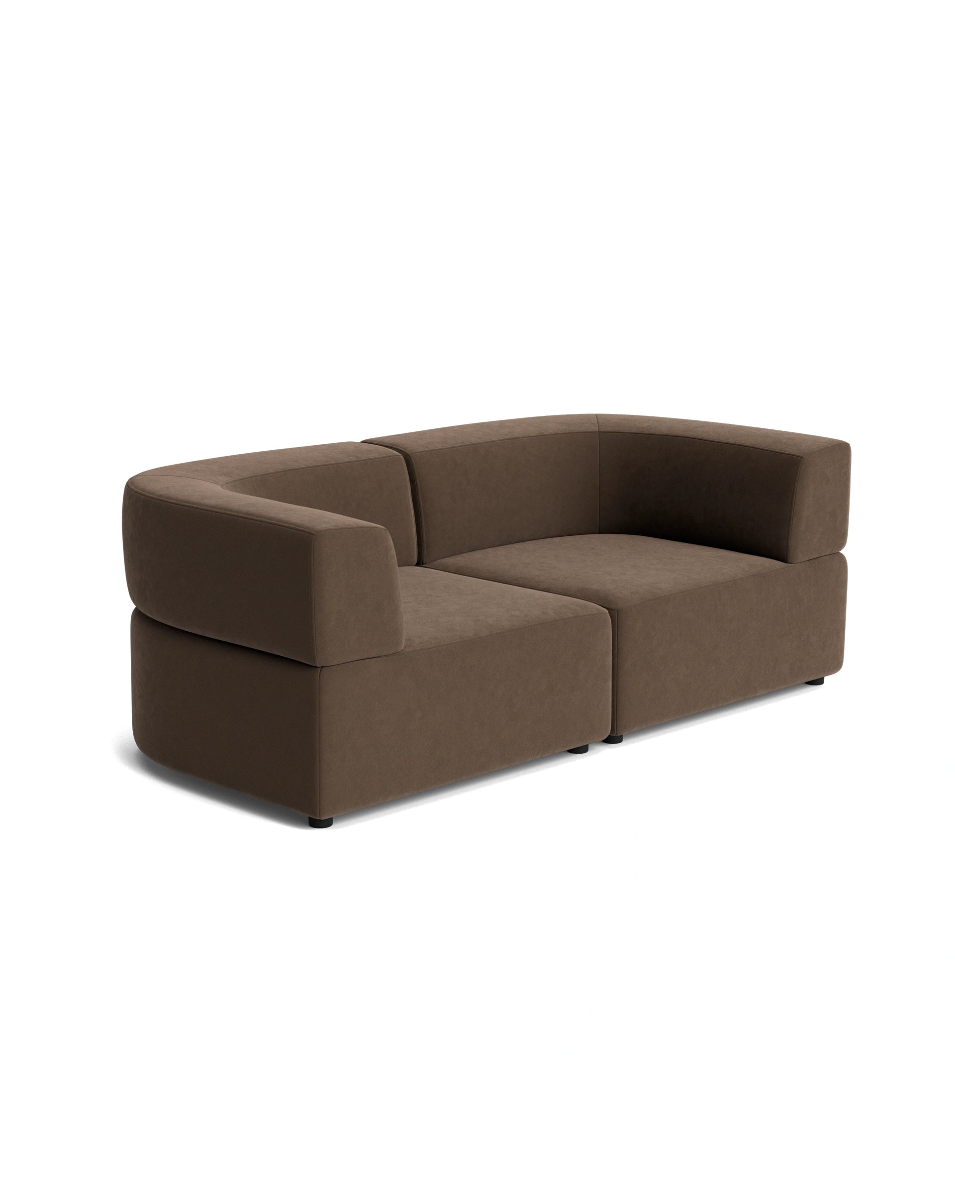Stretch 3 Seater Sofa - Eden Java