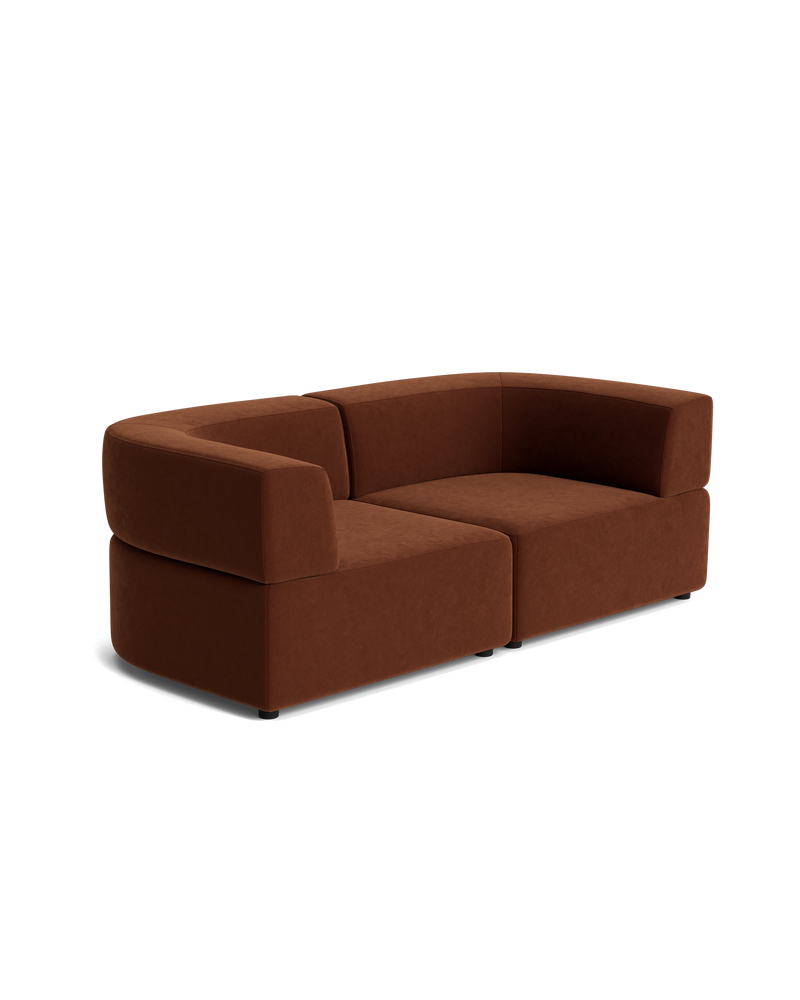 Stretch 3 Seater Sofa - Eden Brick