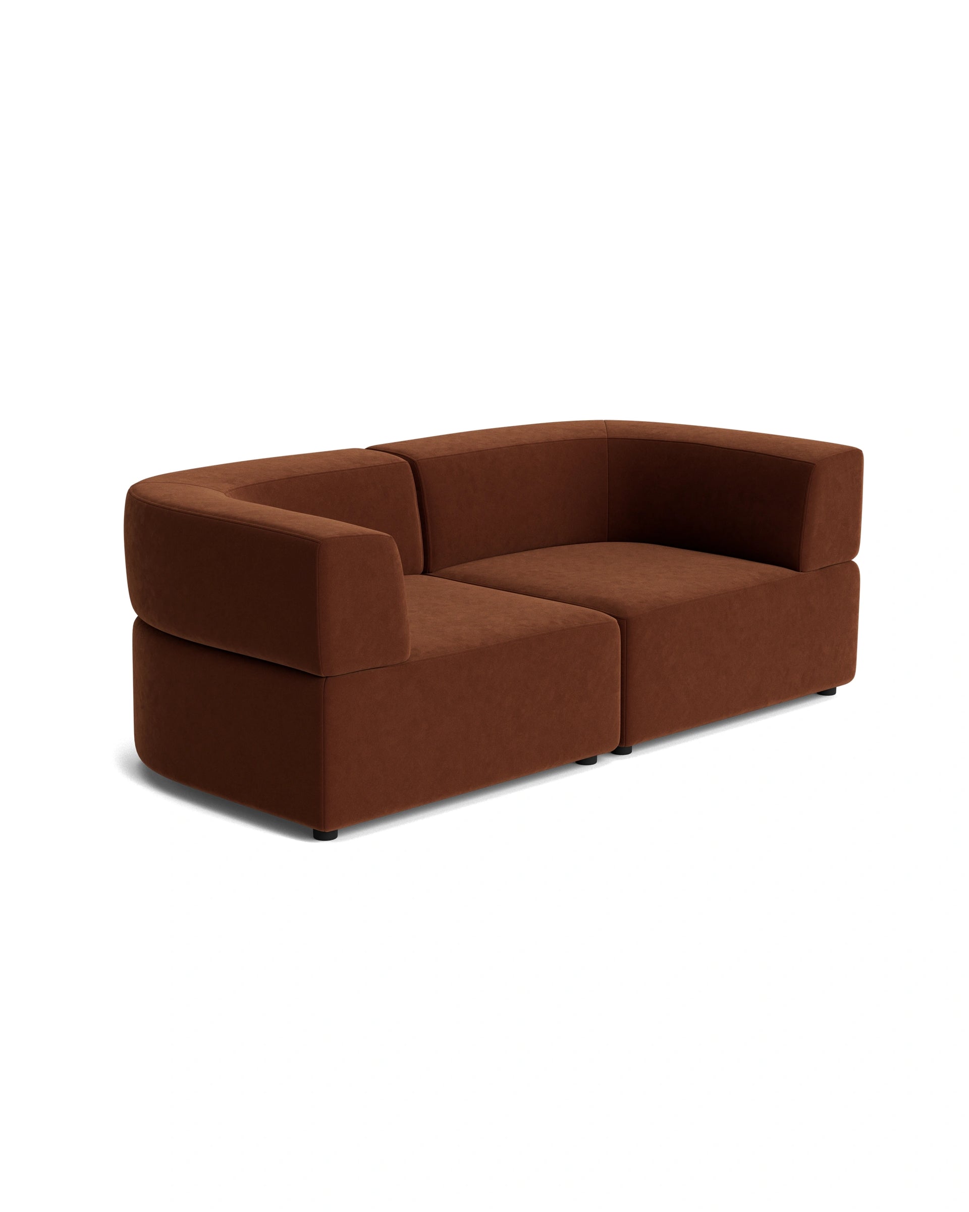 Stretch 3 Seater Sofa - Eden Brick