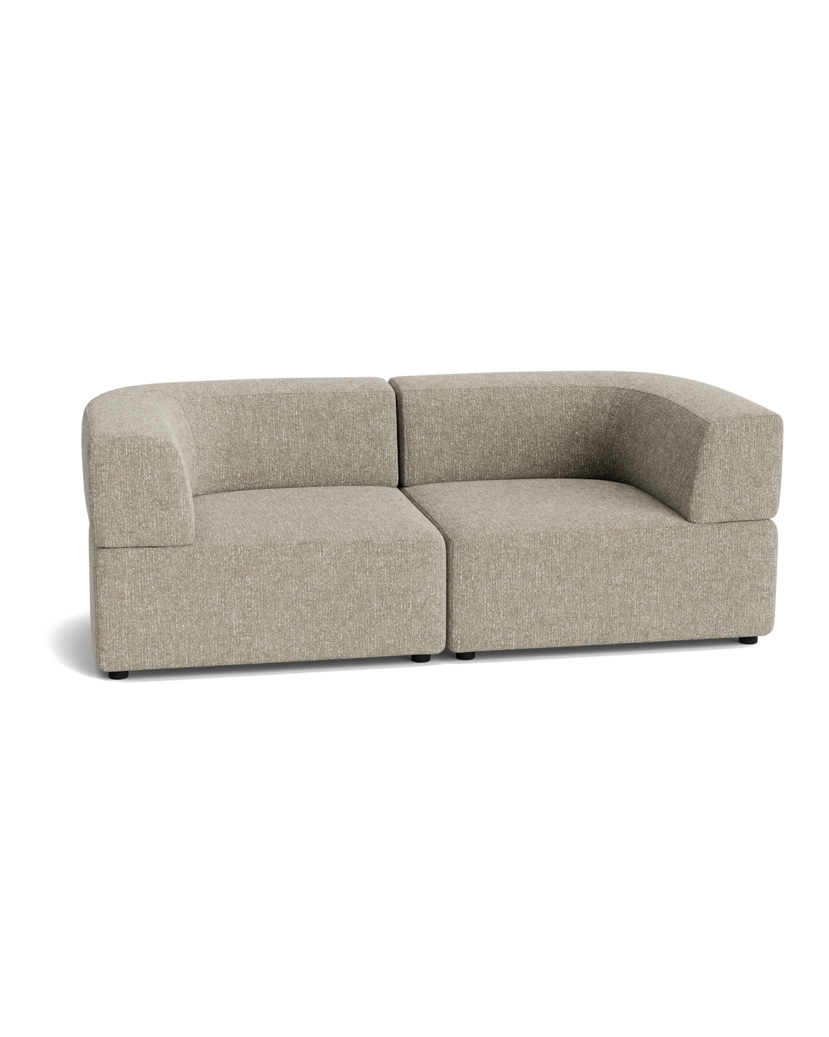 Stretch 3 Seater Sofa - Fleck Smoke