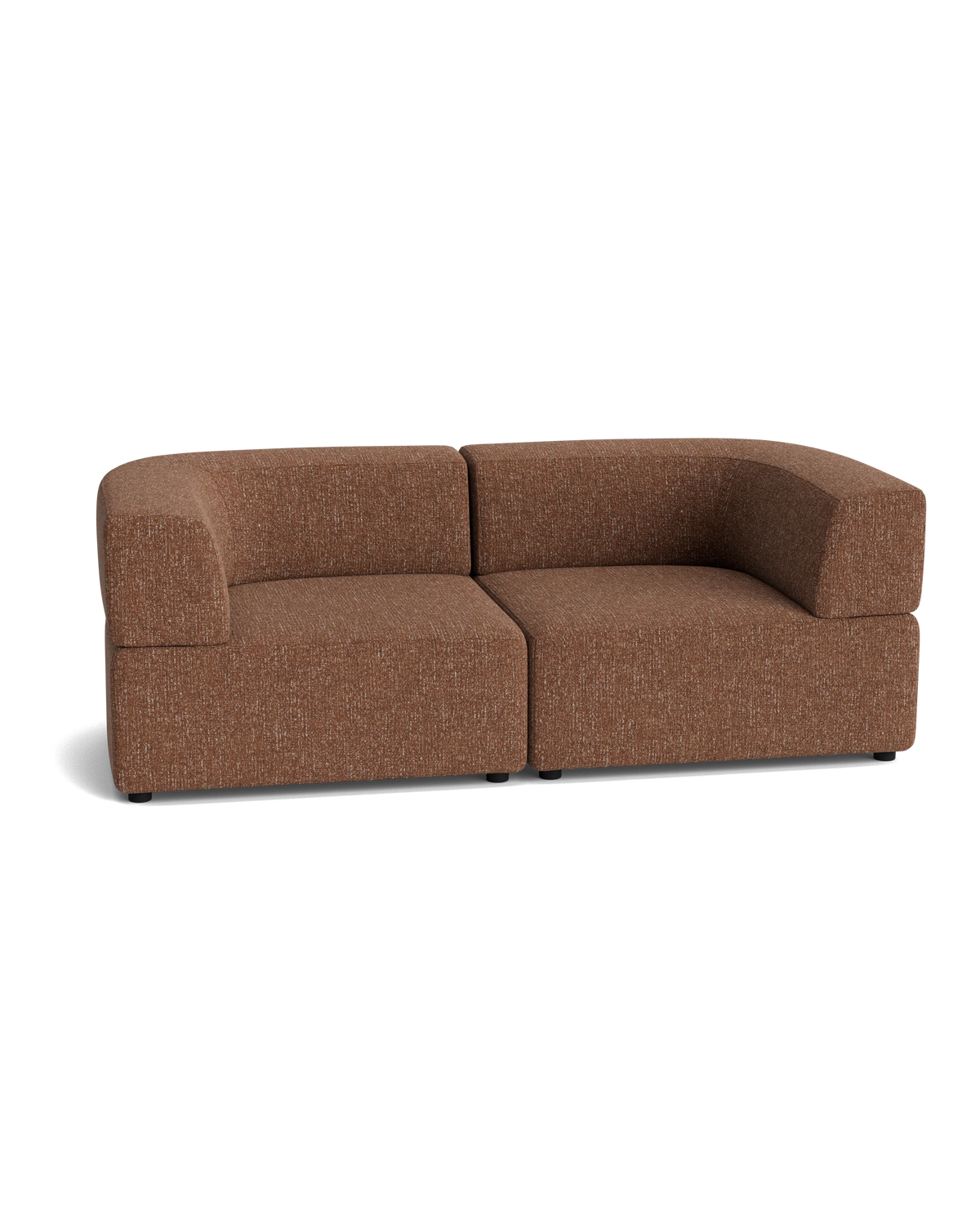 Stretch 3 Seater Sofa - Fleck Rust