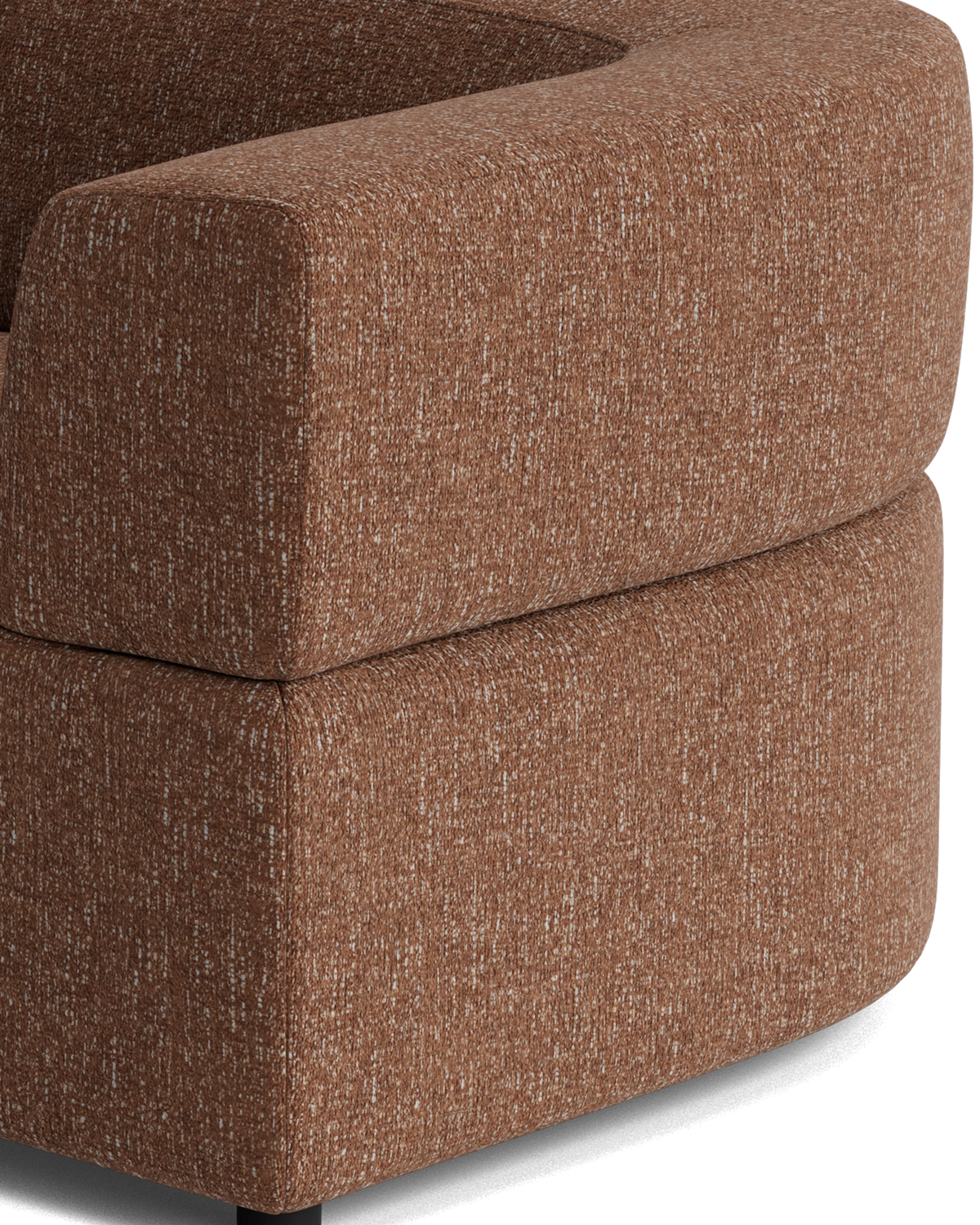 Stretch 3 Seater Sofa - Fleck Rust
