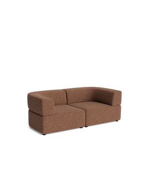 Stretch 3 Seater Sofa - Fleck Rust