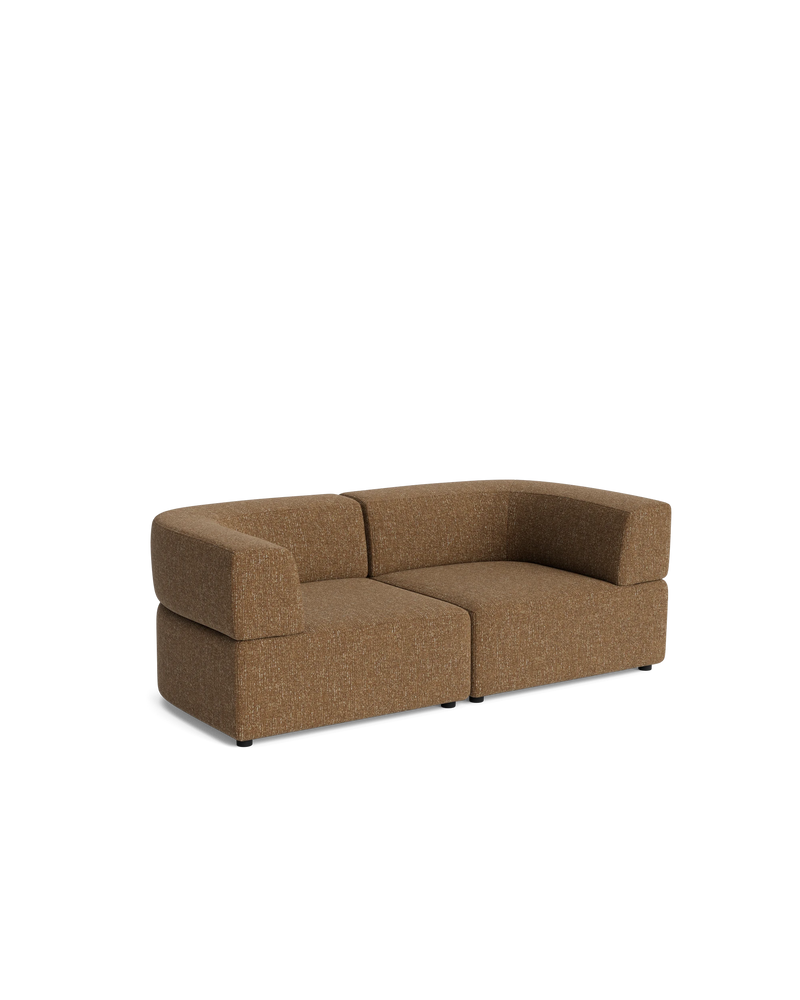 Stretch 3 Seater Sofa - Fleck Ginger
