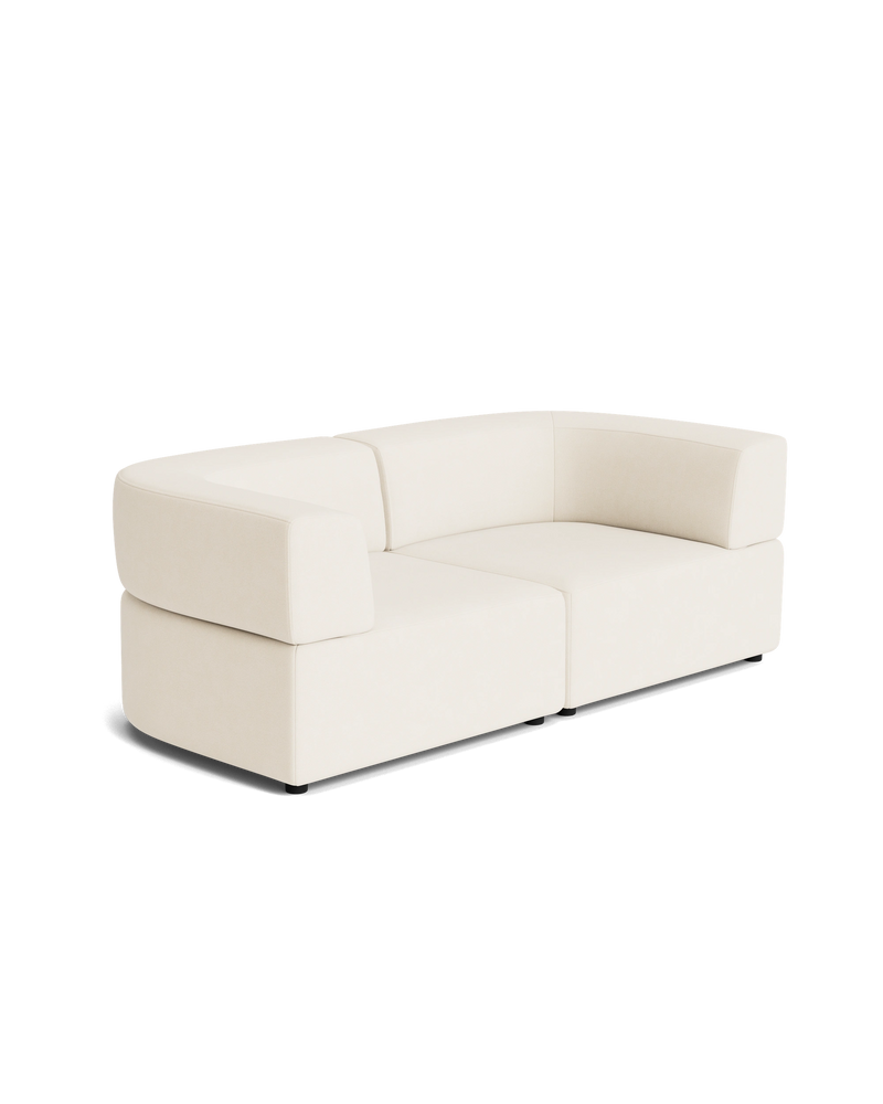 Stretch 3 Seater Sofa - Fossil Vanilla