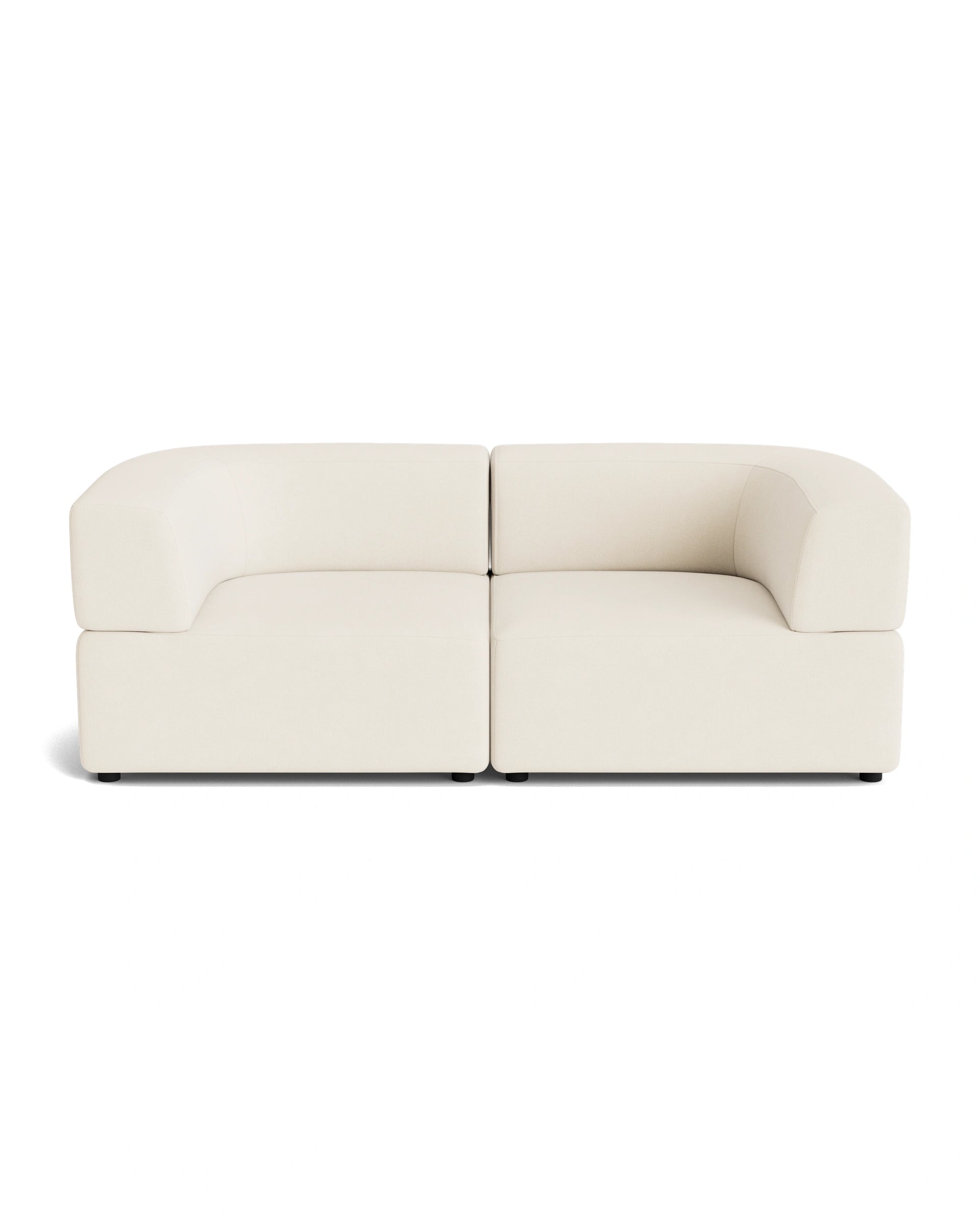 Stretch 3 Seater Sofa - Fossil Vanilla