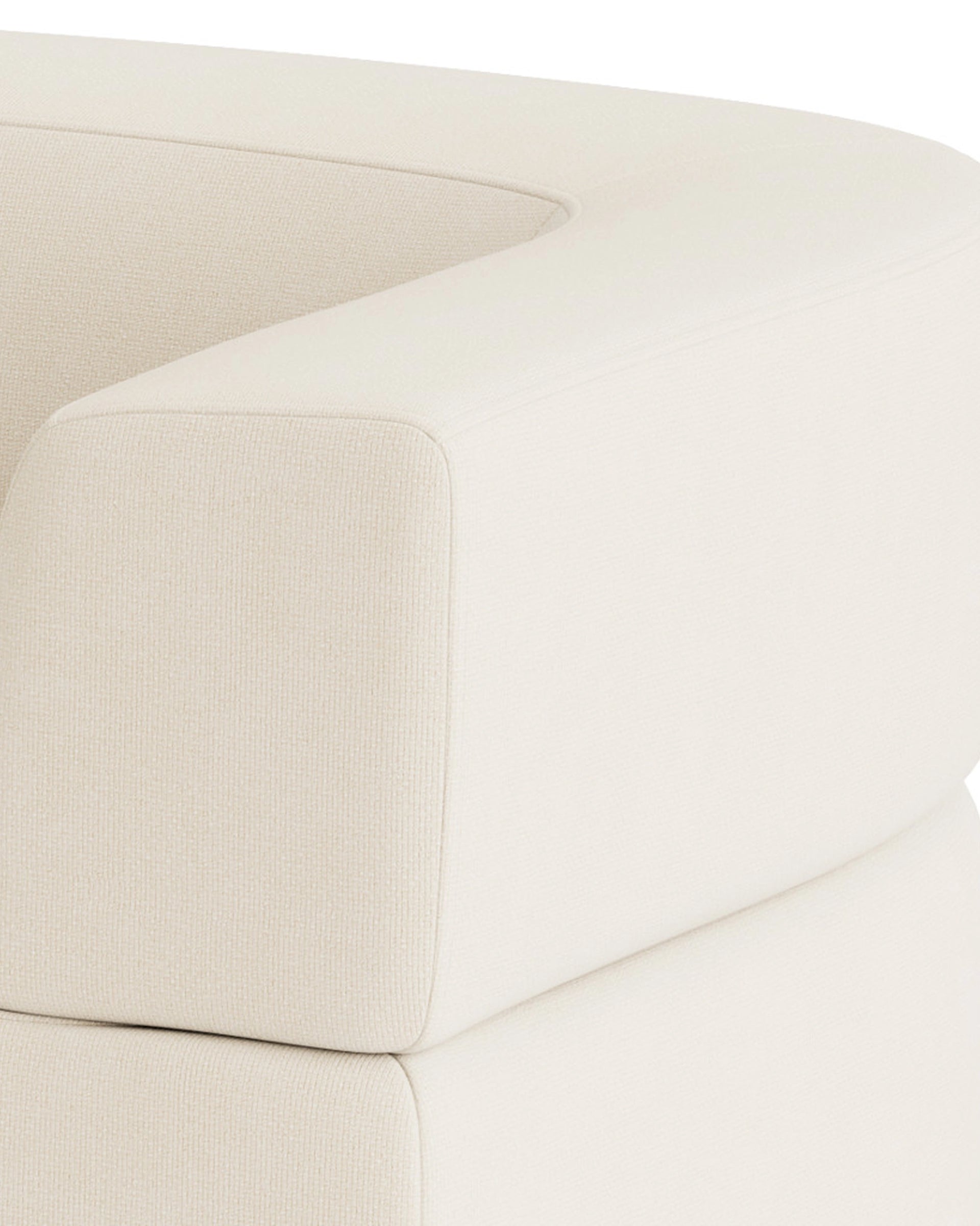 Stretch 3 Seater Sofa - Fossil Vanilla