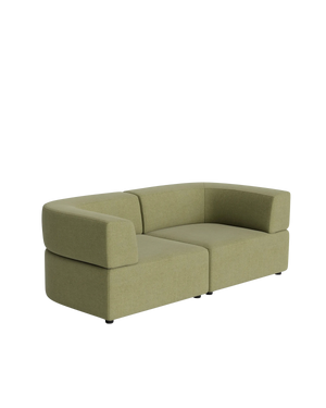 Stretch 3 Seater Sofa - Fossil Eucalyptus