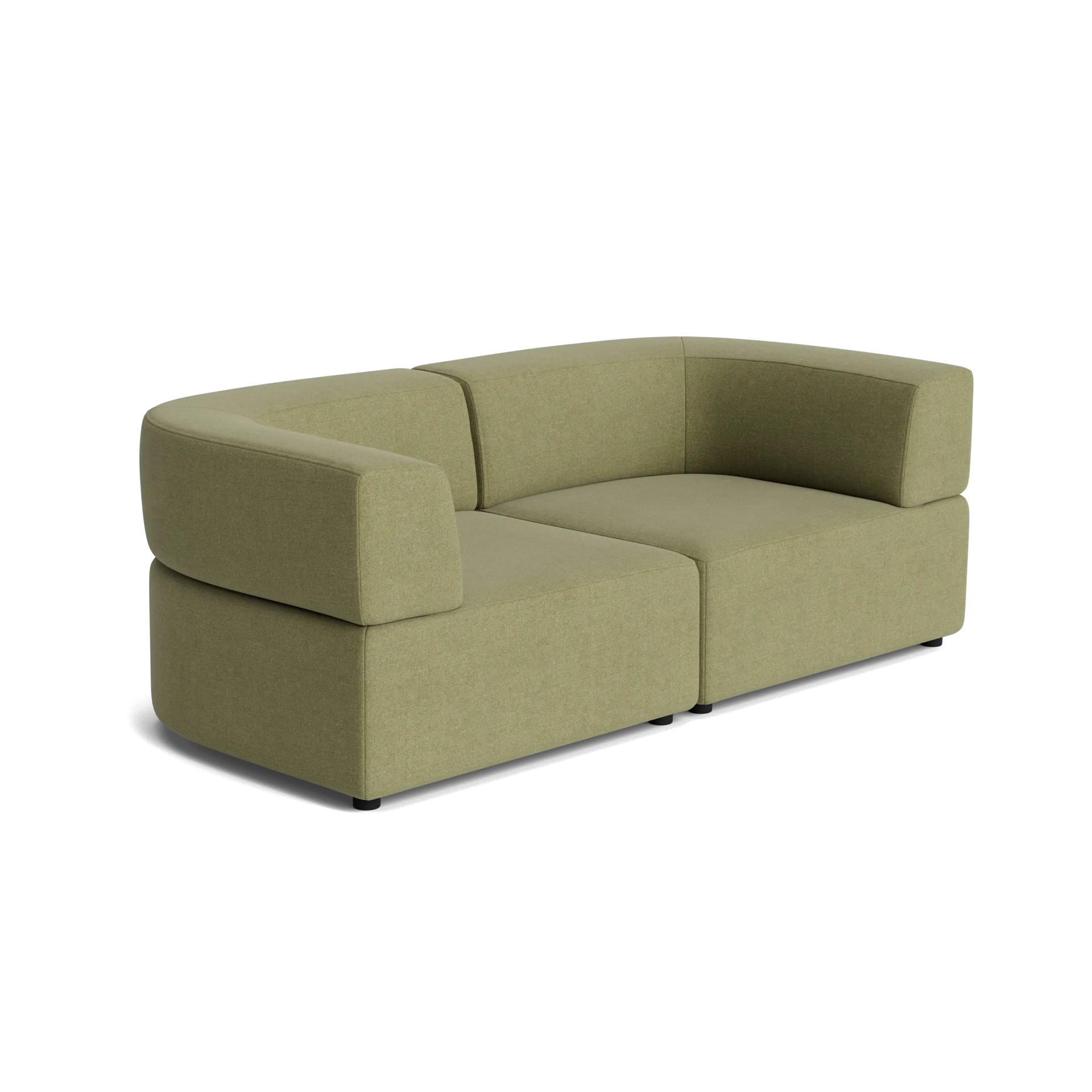 Stretch 3 Seater Sofa - Fossil Eucalyptus