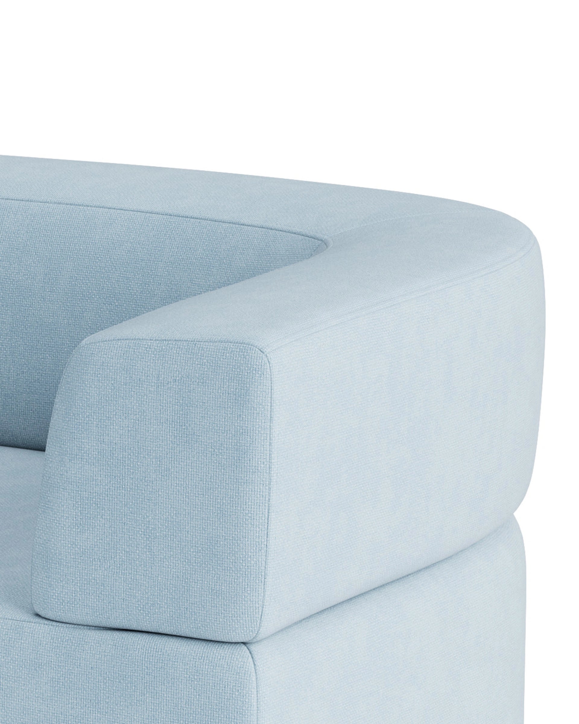 Stretch 3 Seater Sofa - Fossil Powder Blue
