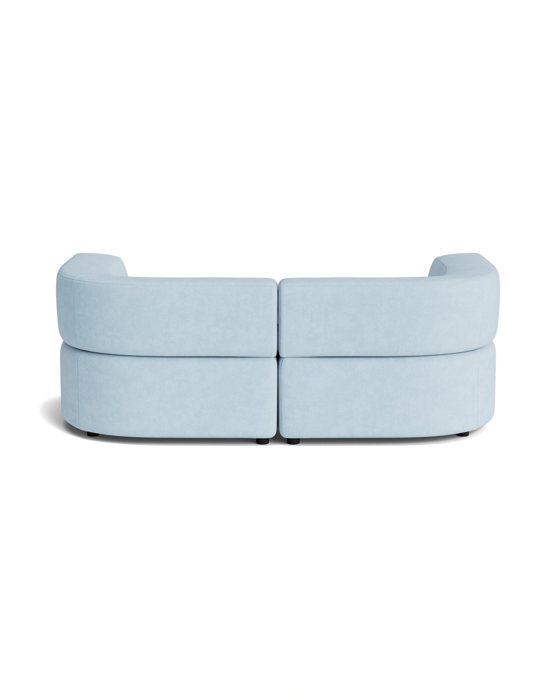 Stretch 3 Seater Sofa - Fossil Powder Blue
