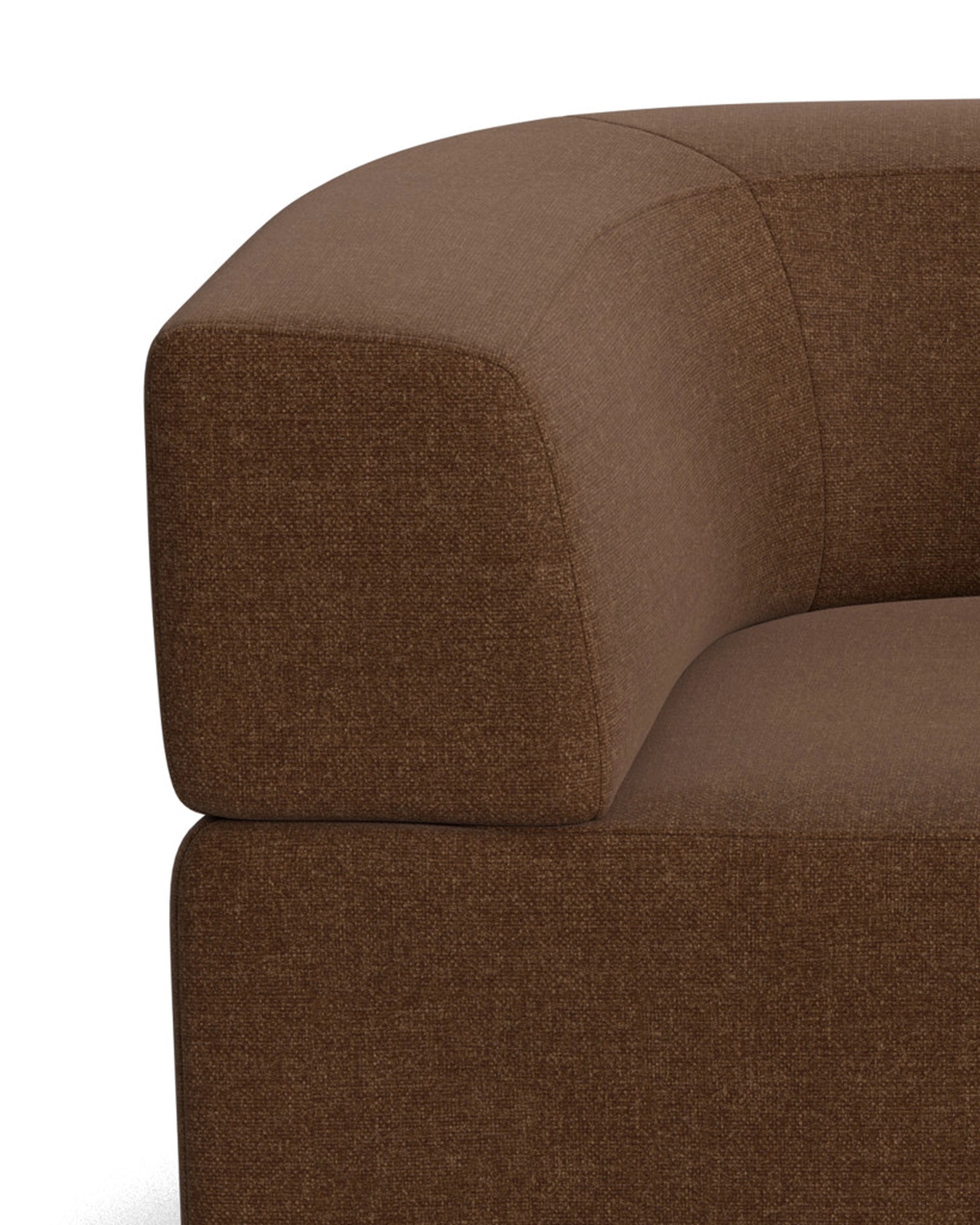 Stretch 3 Seater Sofa - Fossil Chocolate
