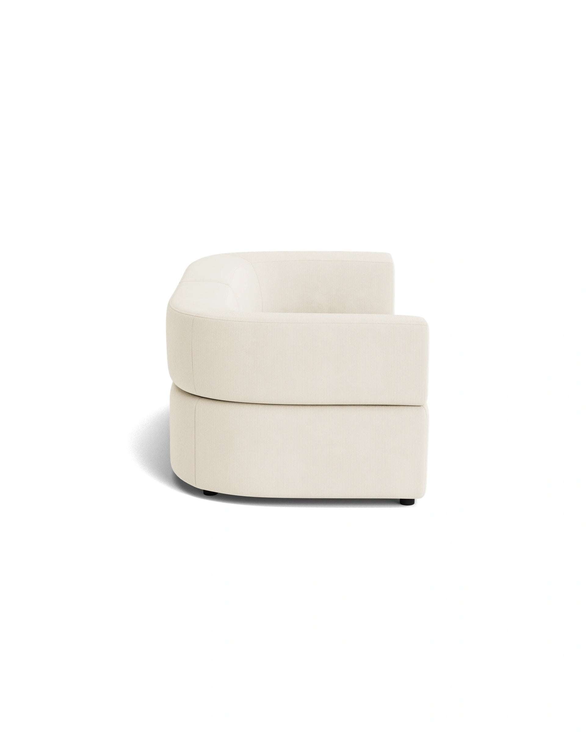 Stretch 3 Seater Sofa - Corduroy Off White