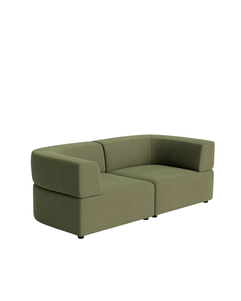 Stretch 3 Seater Sofa - Corduroy Forest