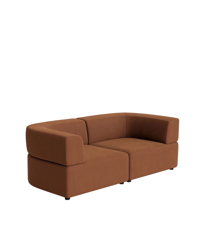 Stretch 3 Seater Sofa - Corduroy Cocoa
