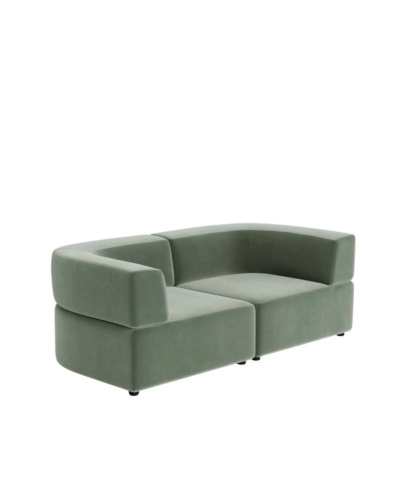 Stretch 3 Seater Sofa - Opal Ocean
