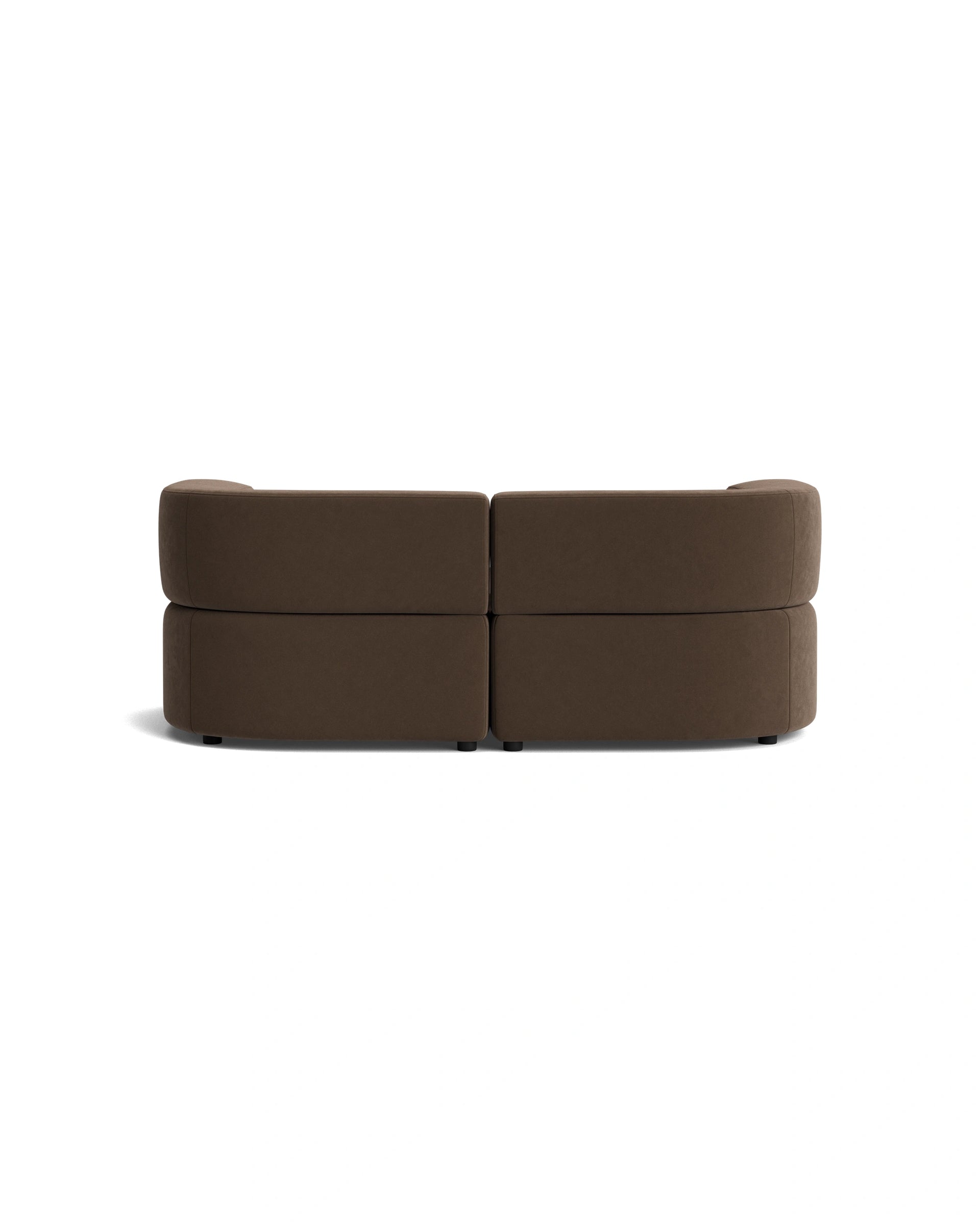 Stretch 3 Seater Chaise Sofa - Eden Java