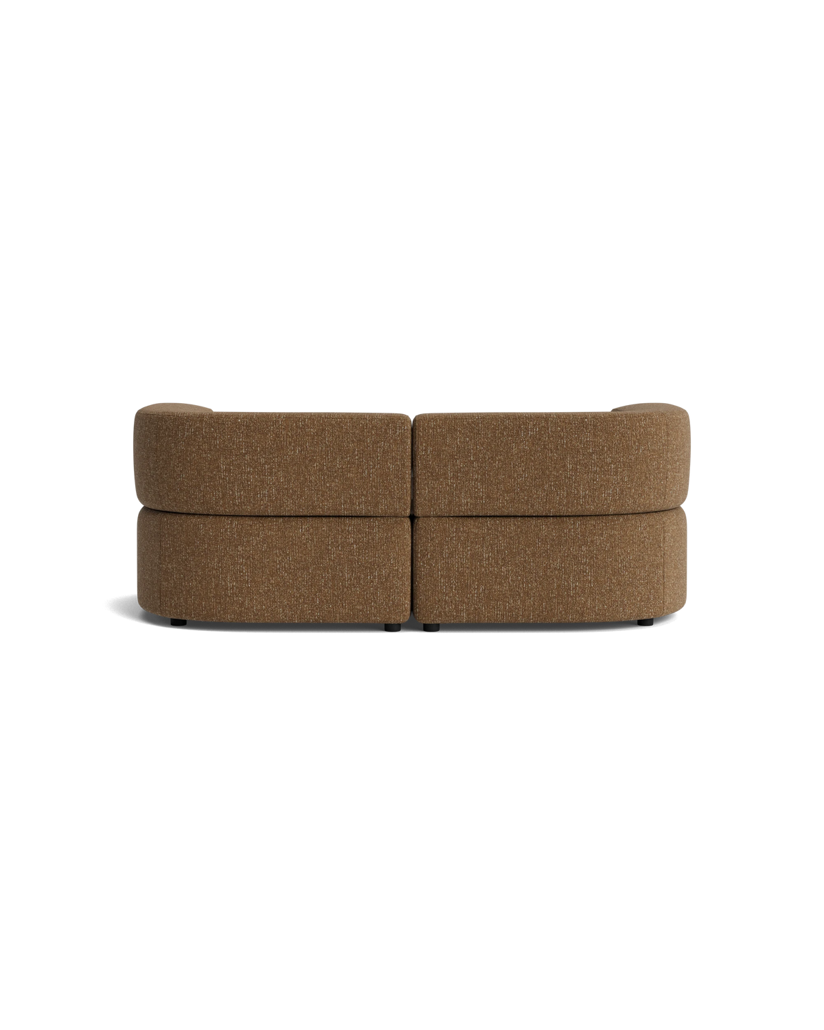 Stretch 3 Seater Chaise Sofa - Fleck Ginger