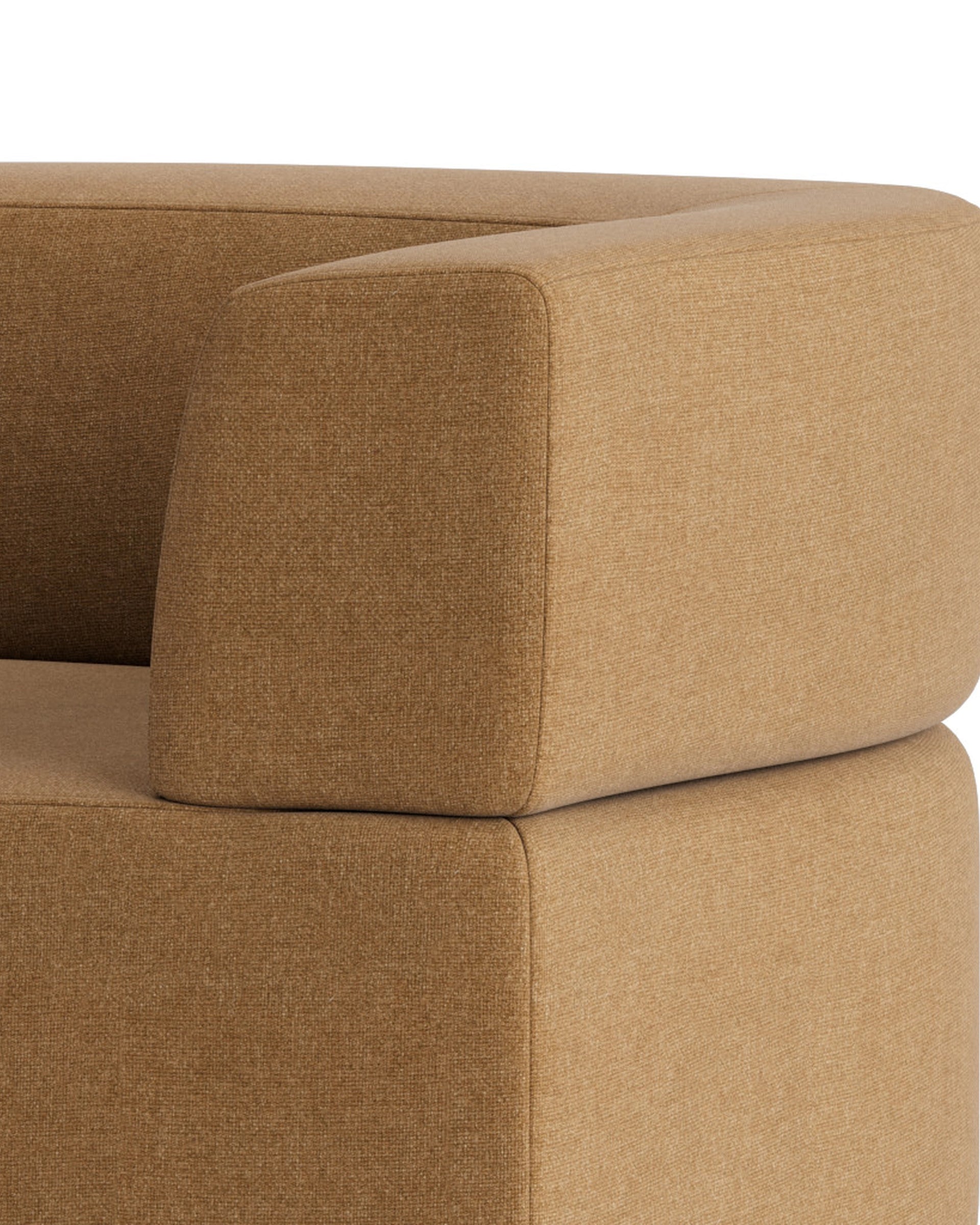 Stretch 3 Seater Chaise Sofa - Fossil Fawn
