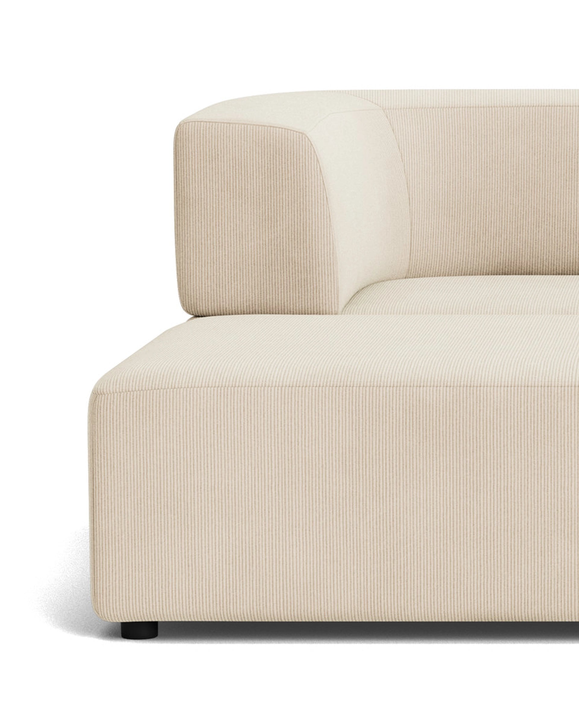 Stretch 3 Seater Chaise Sofa - Corduroy Mist