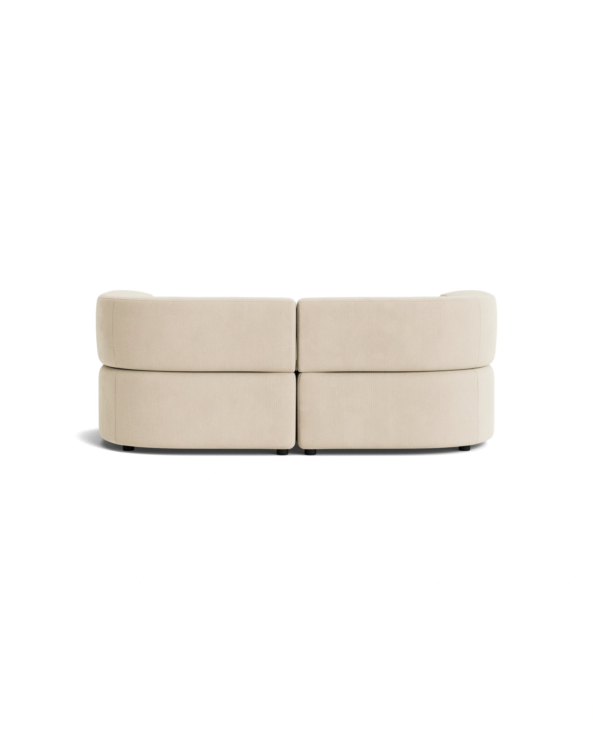 Stretch 3 Seater Chaise Sofa - Corduroy Mist