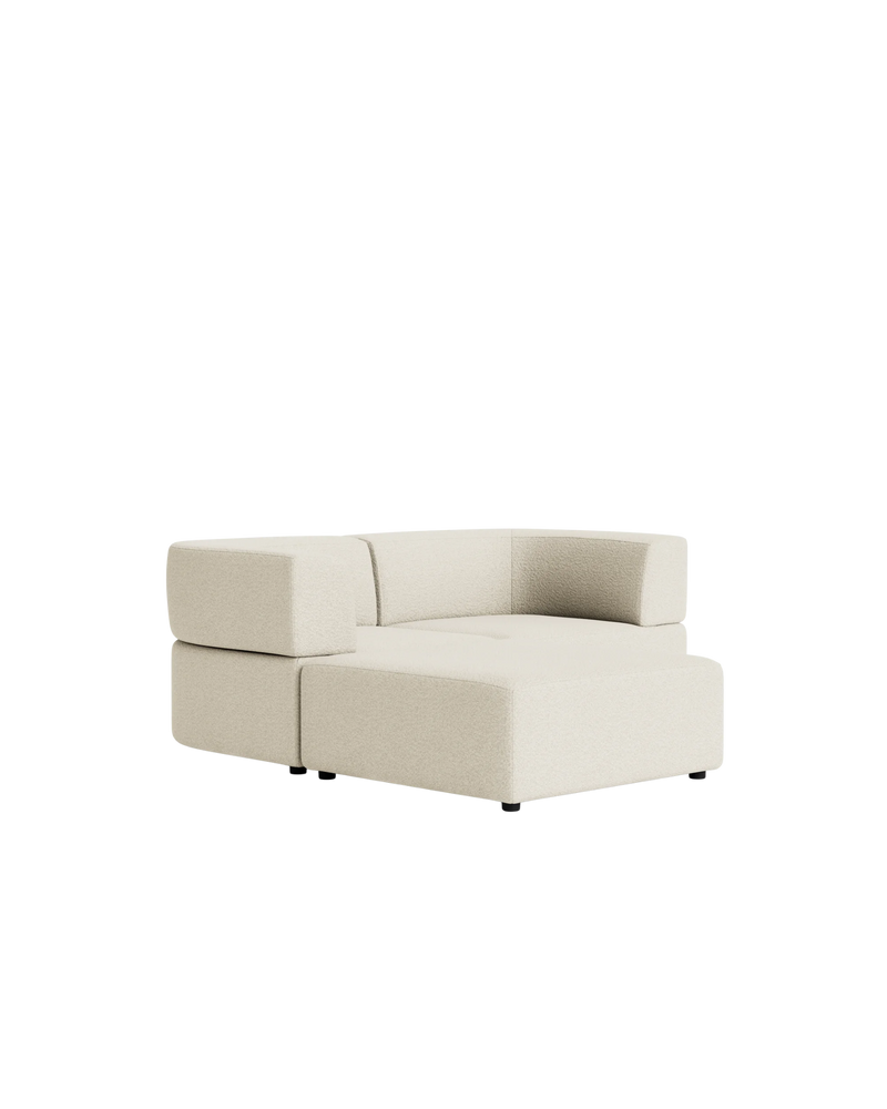 Stretch 3 Seater Chaise Sofa - Copenhagen Grey