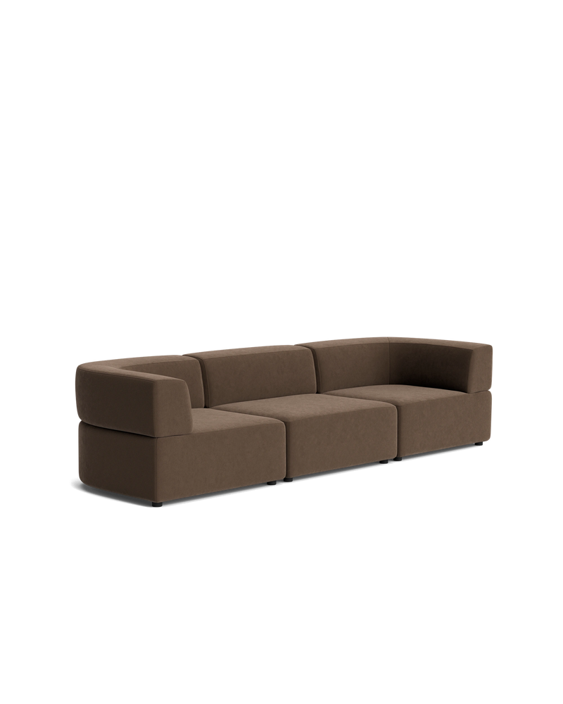 Stretch 4 Seater Sofa - Eden Java