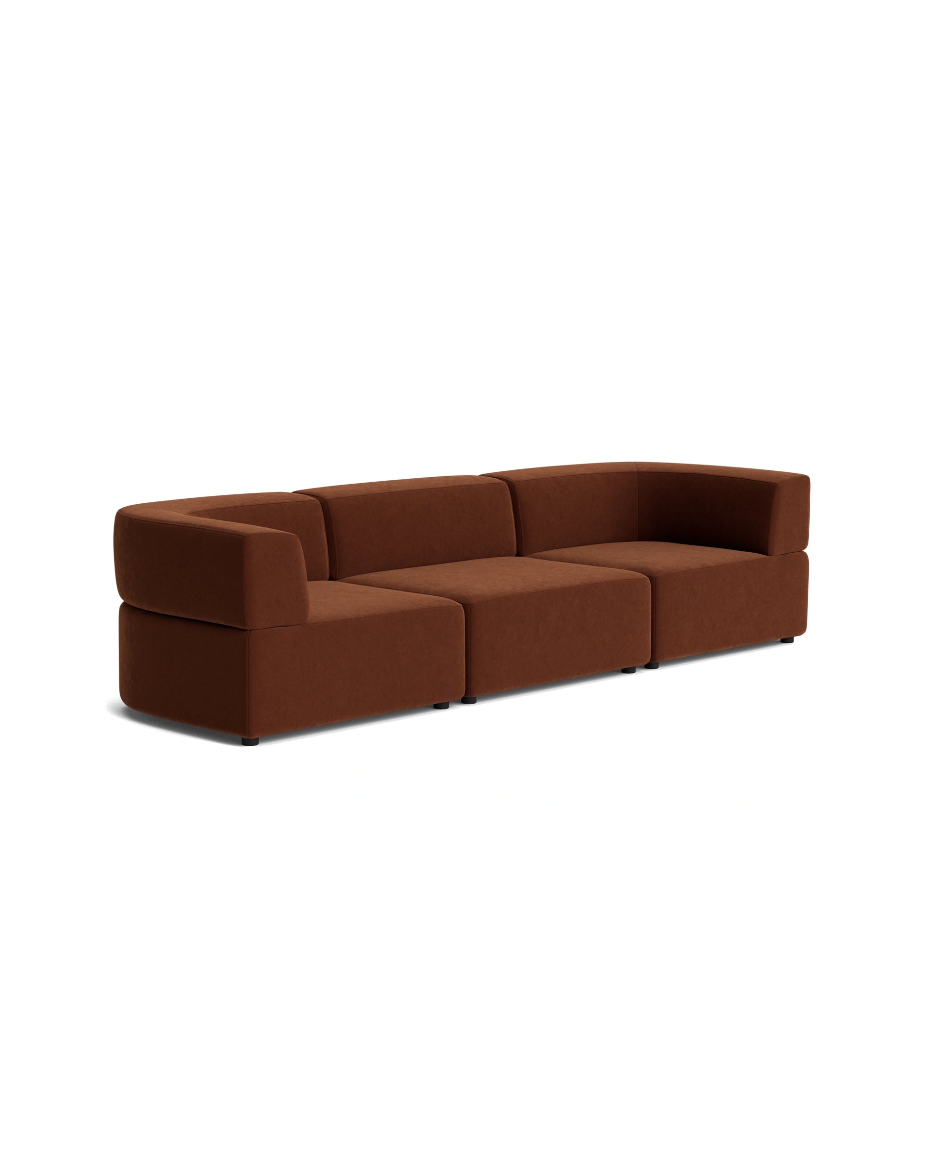 Stretch 4 Seater Sofa - Eden Brick