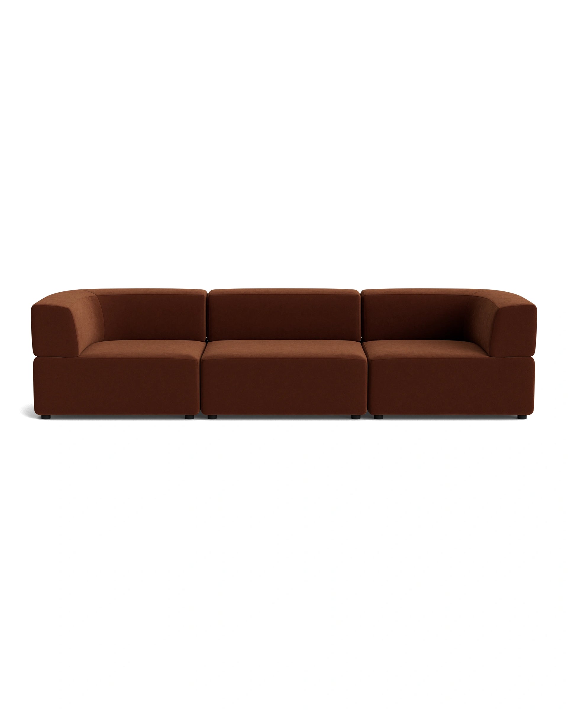 Stretch 4 Seater Sofa - Eden Brick