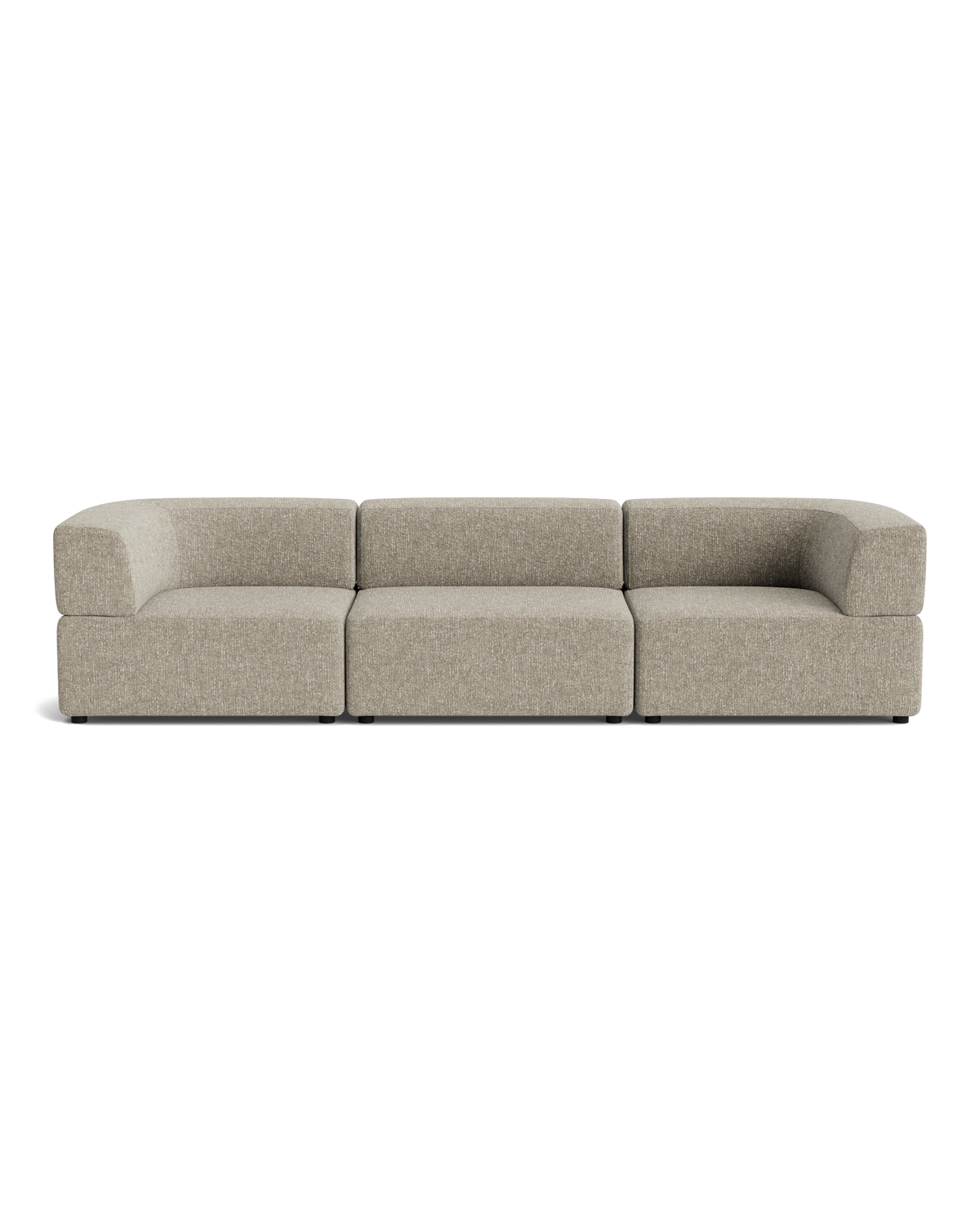 Stretch 4 Seater Sofa - Fleck Smoke