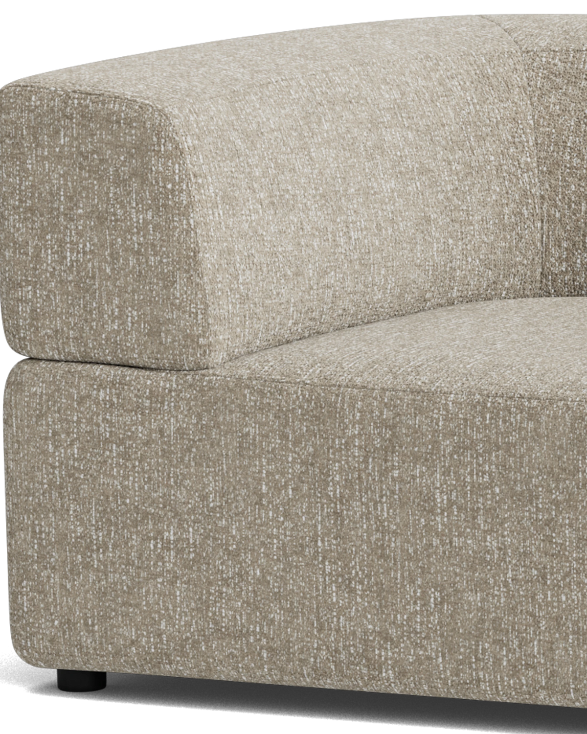 Stretch 4 Seater Sofa - Fleck Smoke