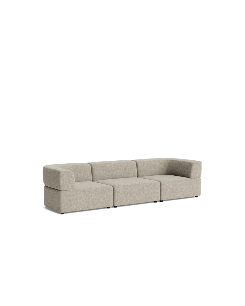 Stretch 4 Seater Sofa - Fleck Smoke