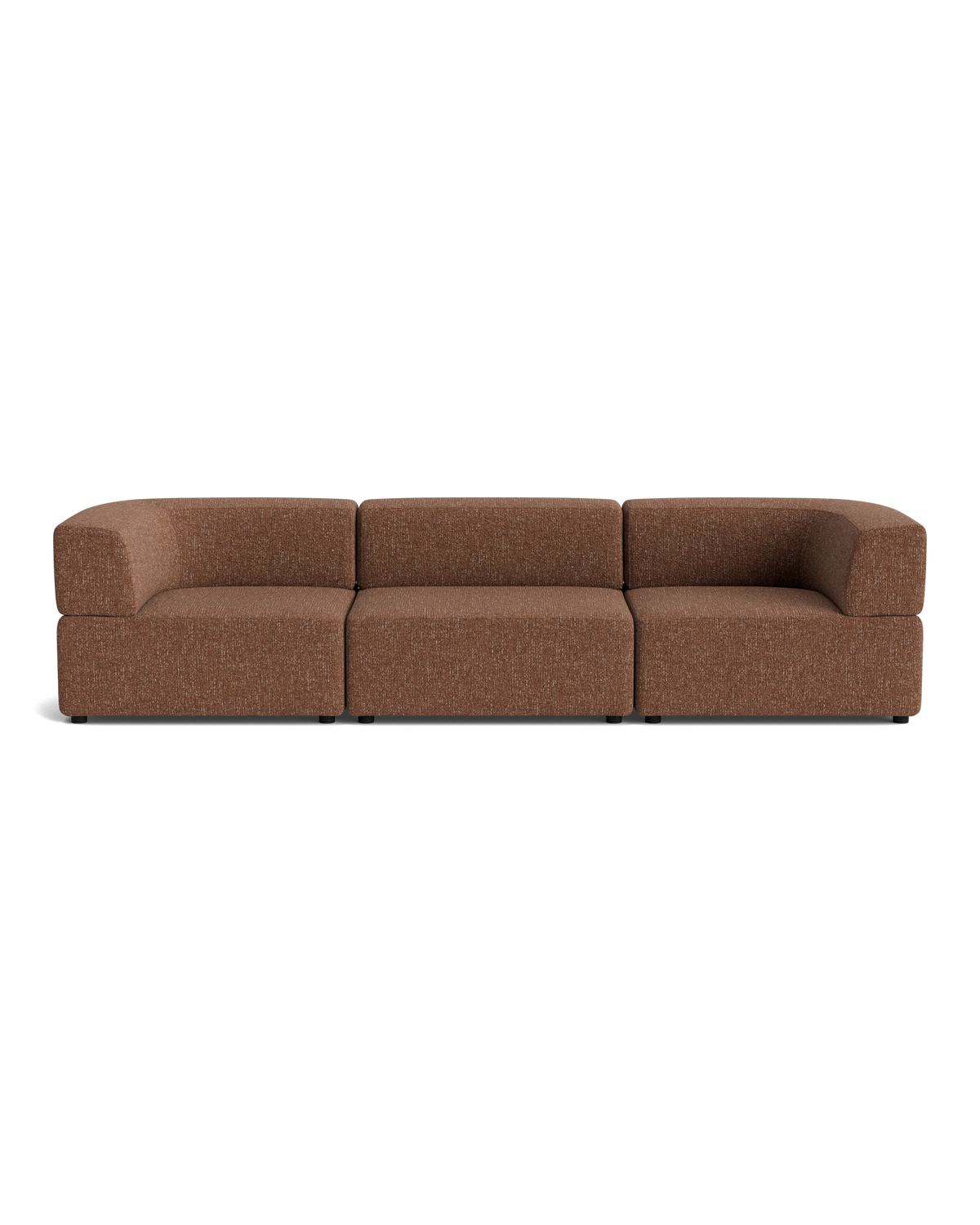 Stretch 4 Seater Sofa - Fleck Rust