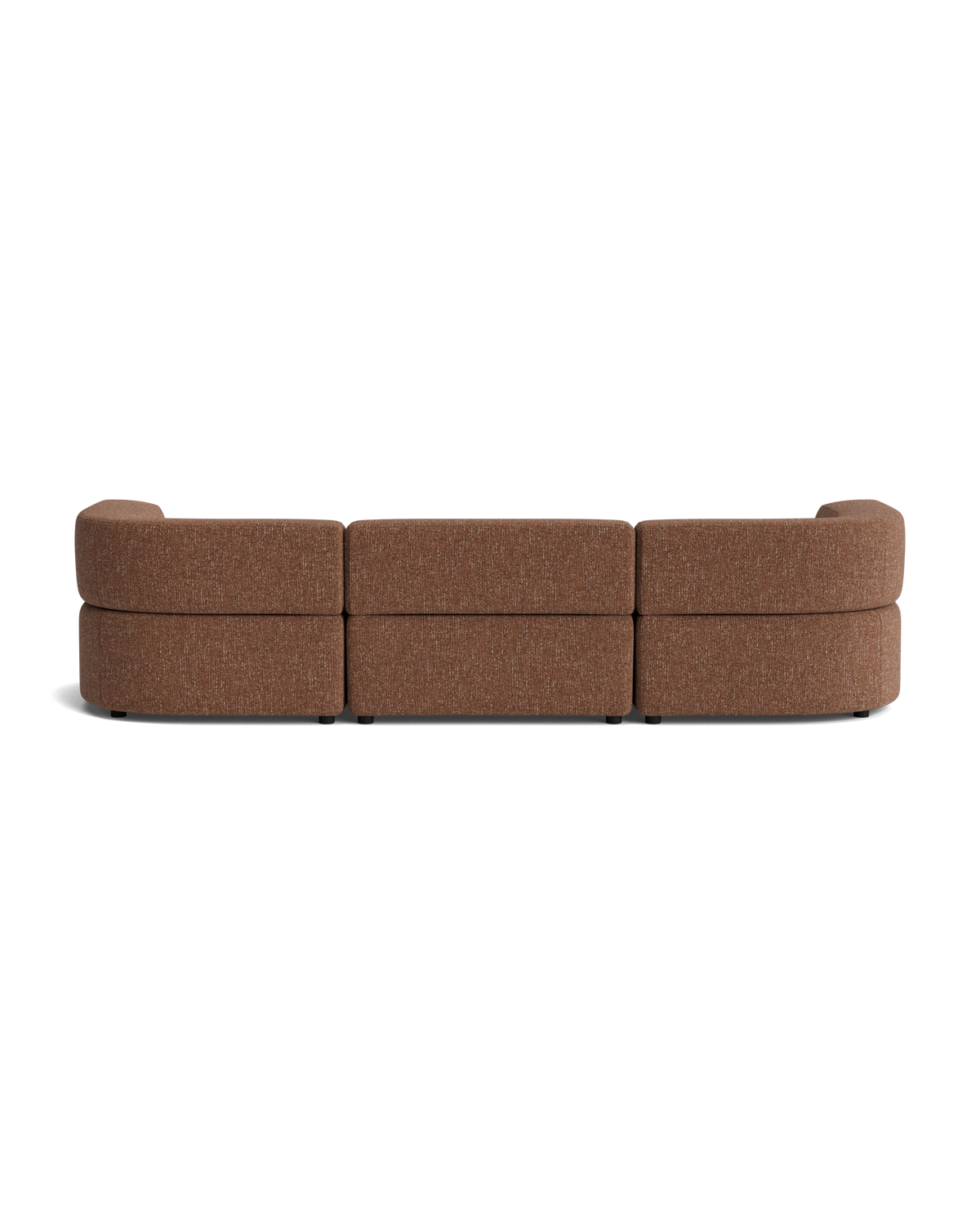 Stretch 4 Seater Sofa - Fleck Rust