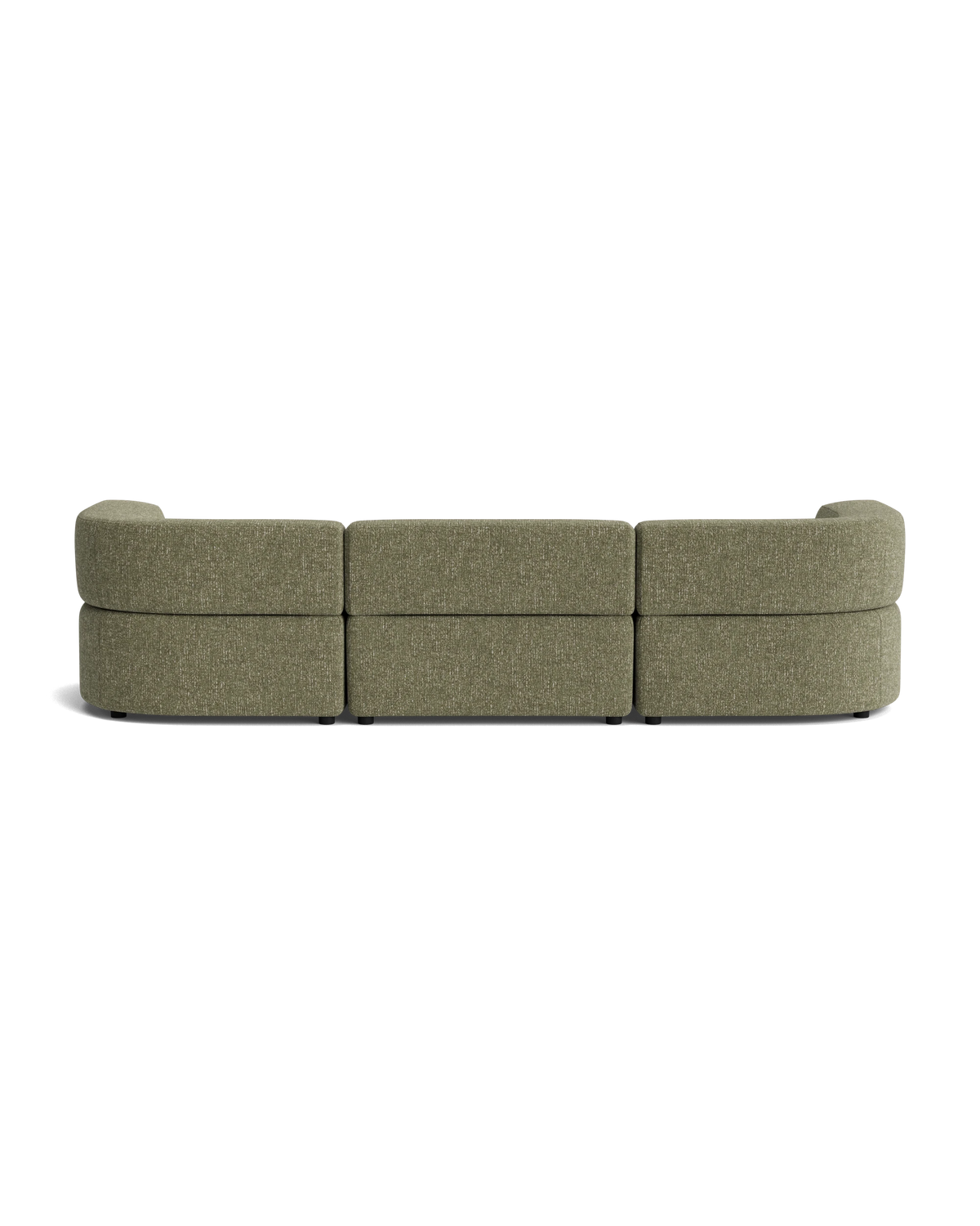 Stretch 4 Seater Sofa - Fleck Olive