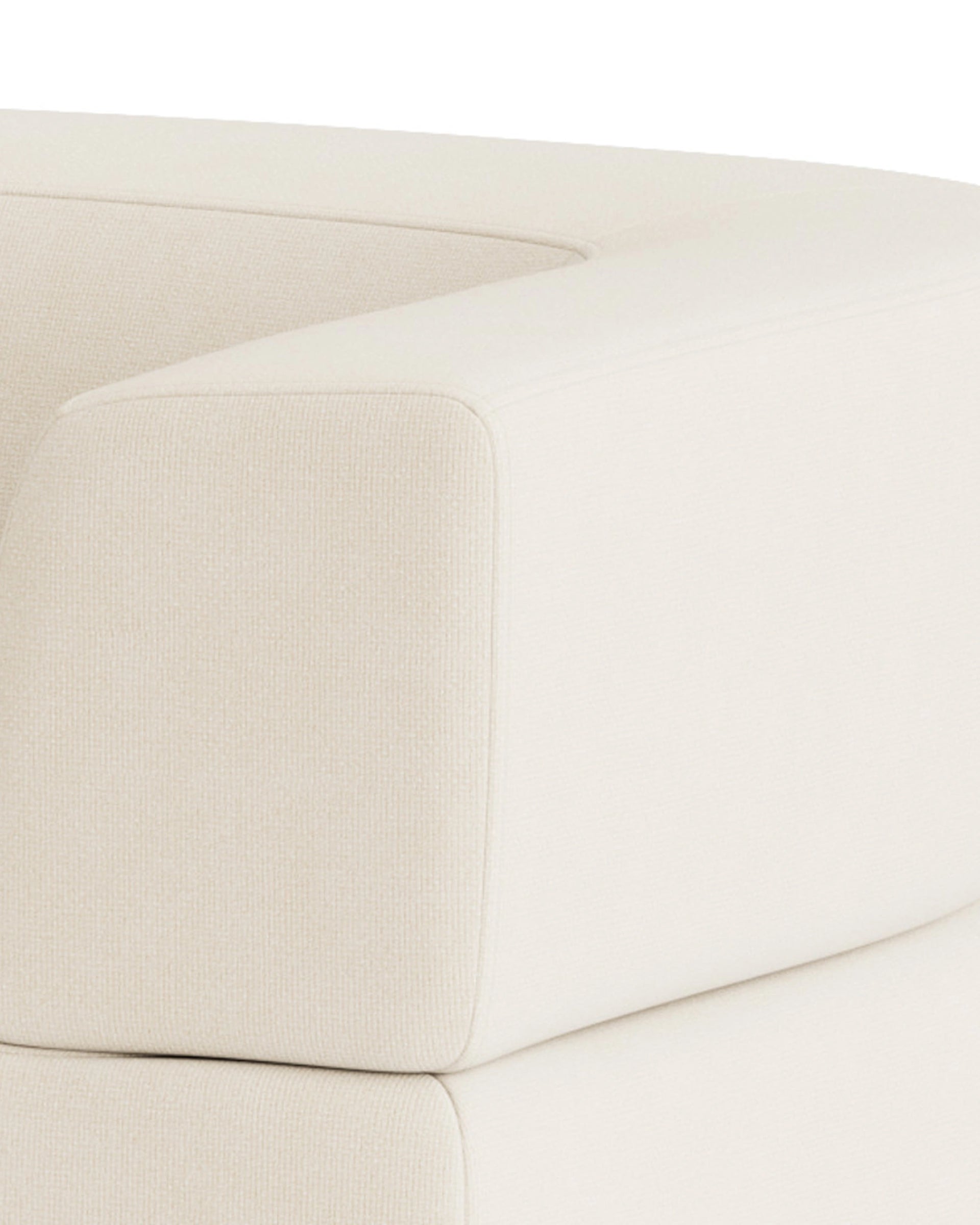 Stretch 4 Seater Sofa - Fossil Vanilla
