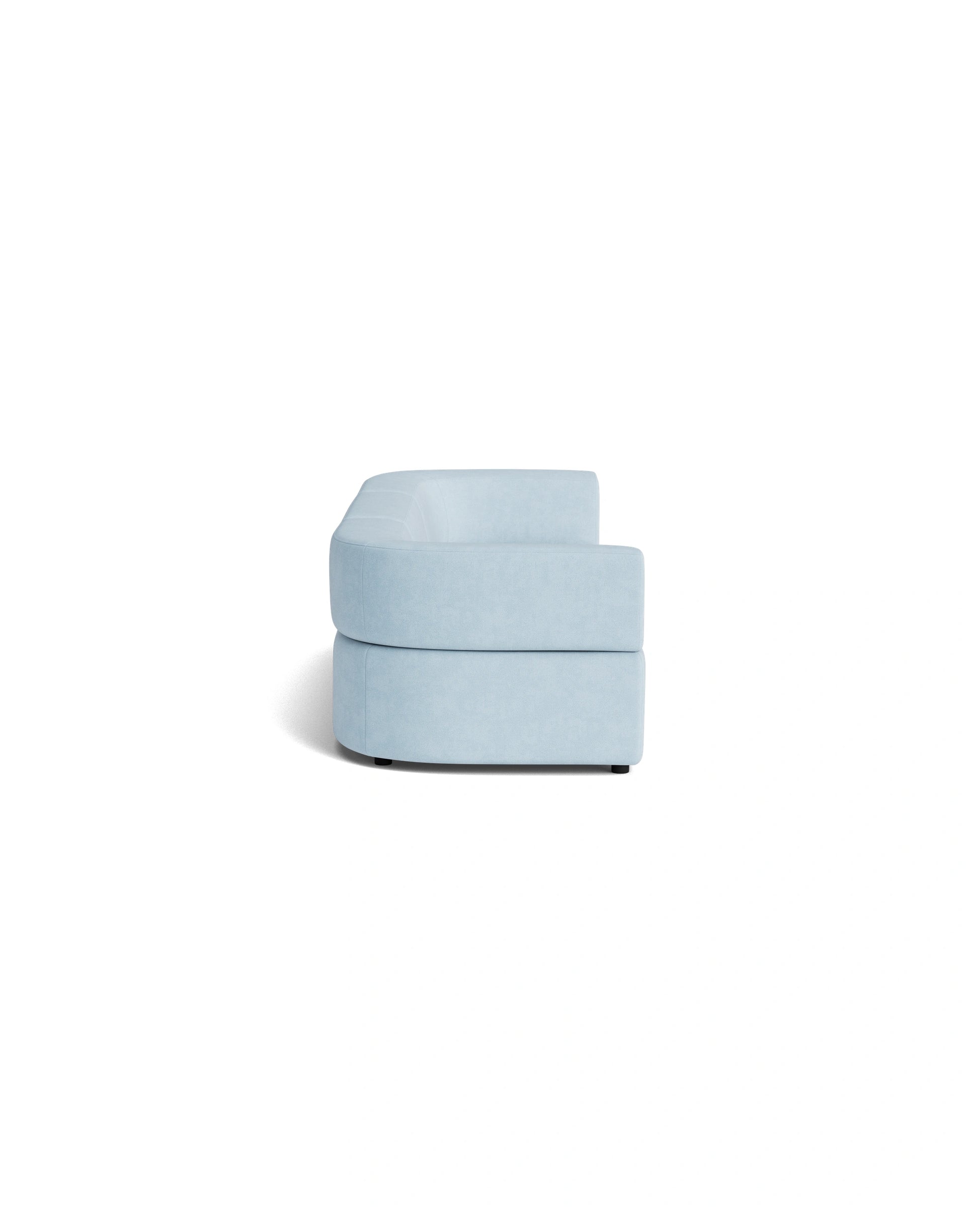 Stretch 4 Seater Sofa - Fossil Powder Blue