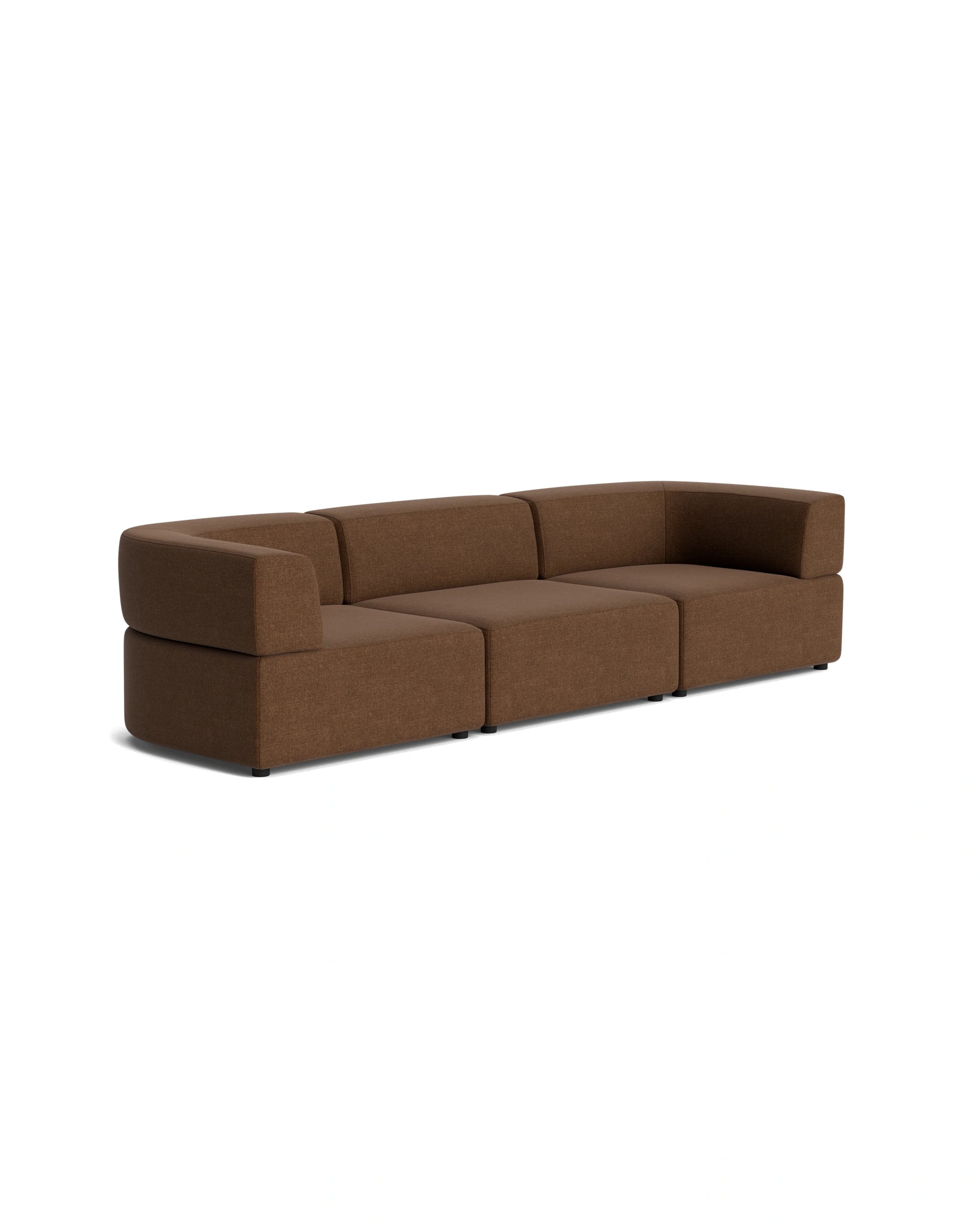 Stretch 4 Seater Sofa - Fossil Chocolate