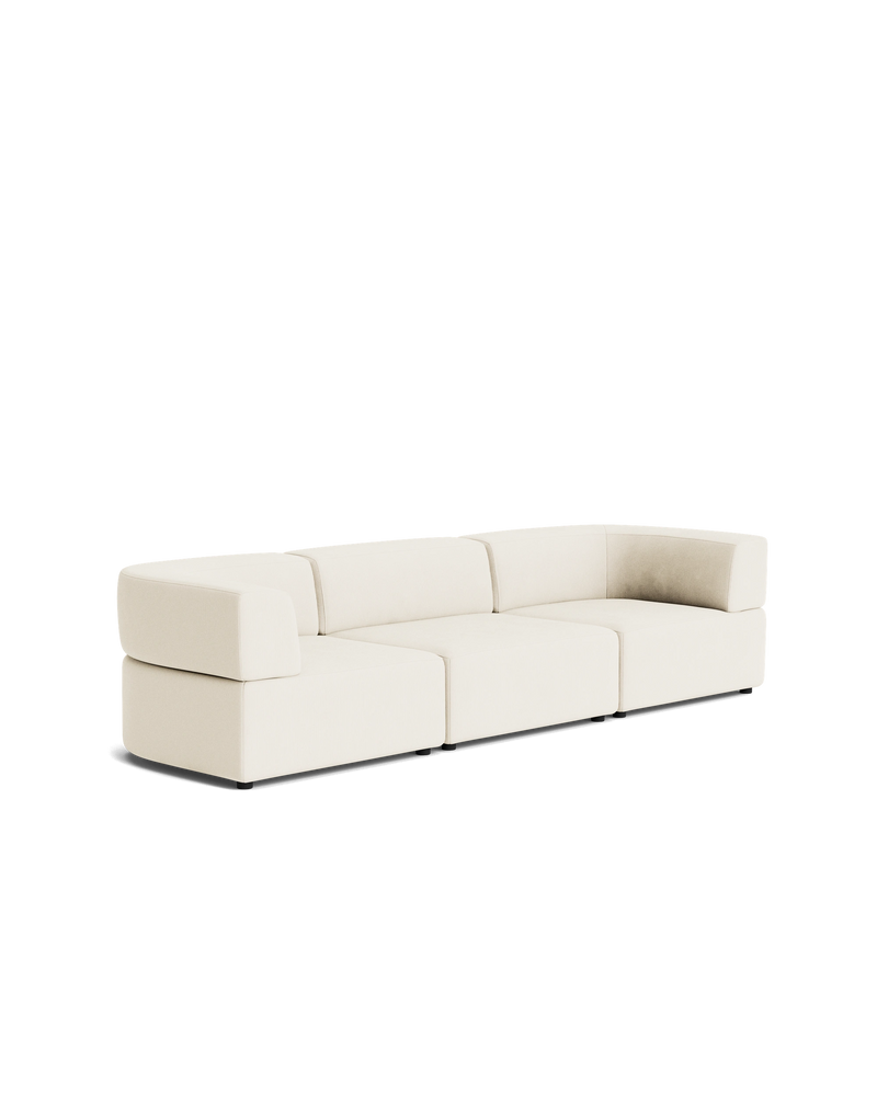 Stretch 4 Seater Sofa - Corduroy Off White