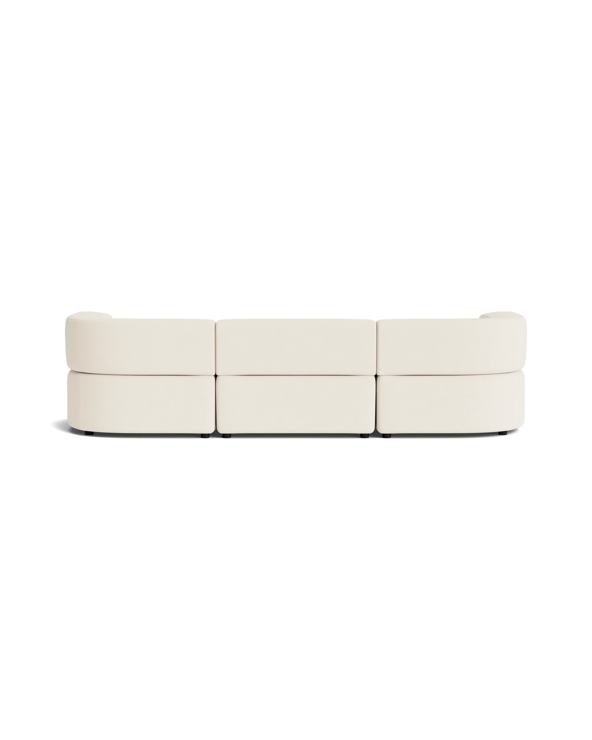 Stretch 4 Seater Chaise Sofa - Fossil Vanilla