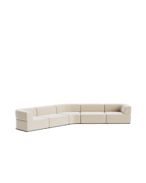 Stretch Large Closed Angle Sofa - Eden Ecru
