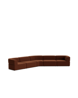 Stretch Large Closed Angle Sofa - Eden Brick