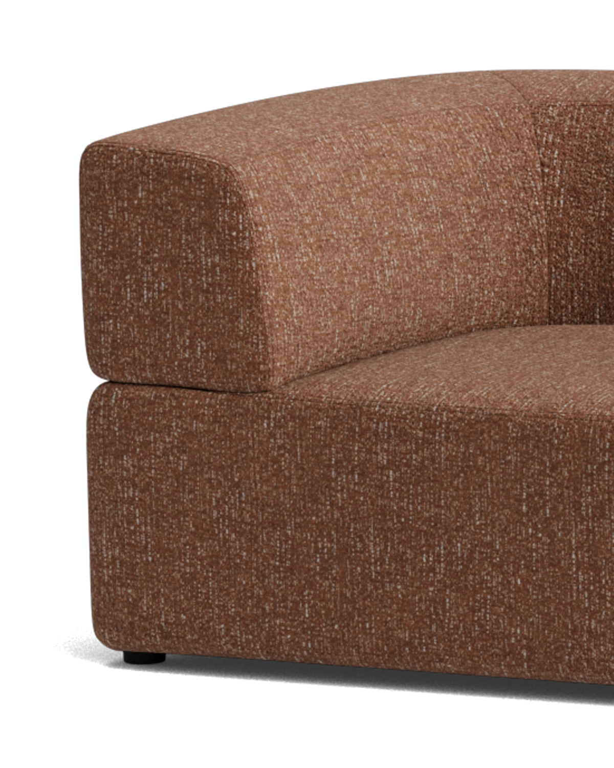 Stretch Large Closed Angle Sofa - Fleck Rust