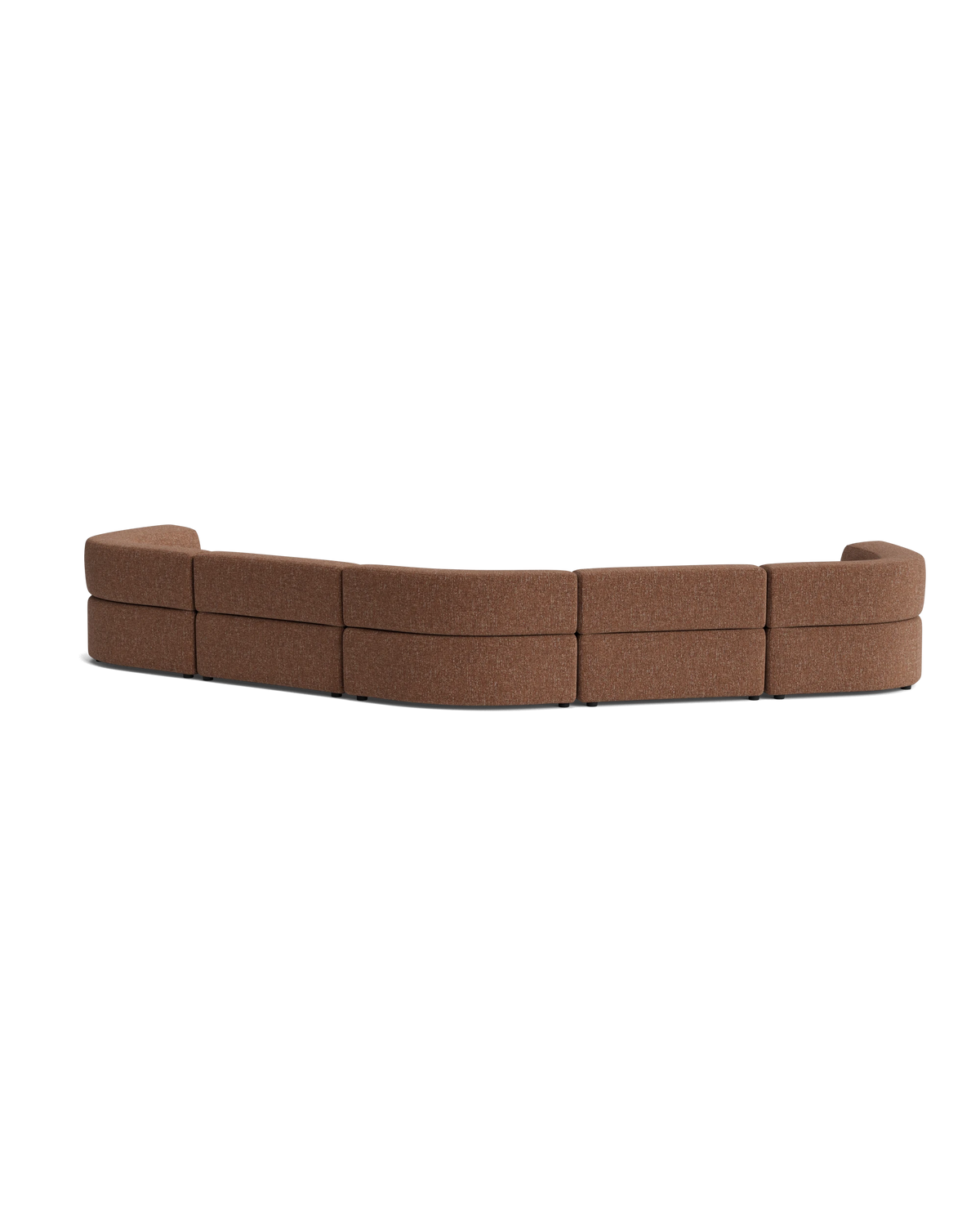 Stretch Large Closed Angle Sofa - Fleck Rust
